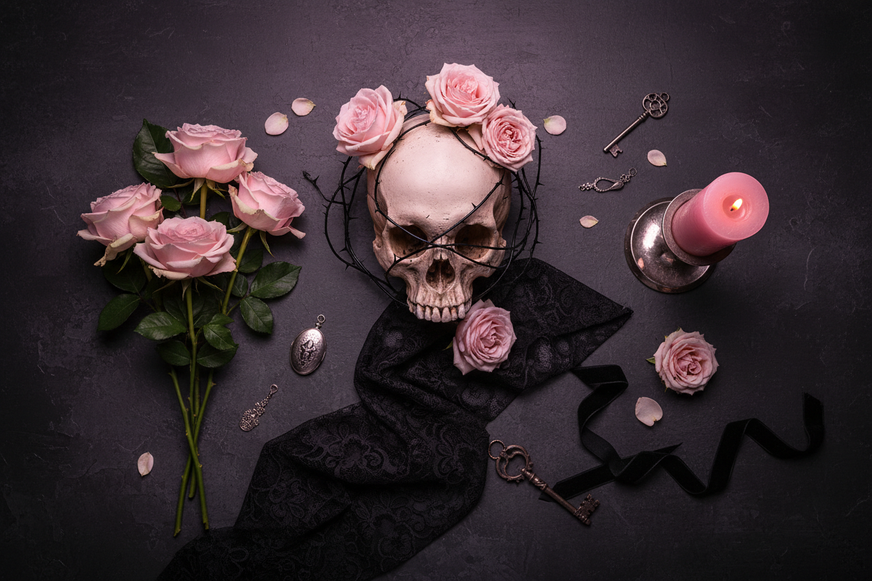 Soft Girl Meets Dark Romance: Mixing Pink and Gothic Aesthetics
