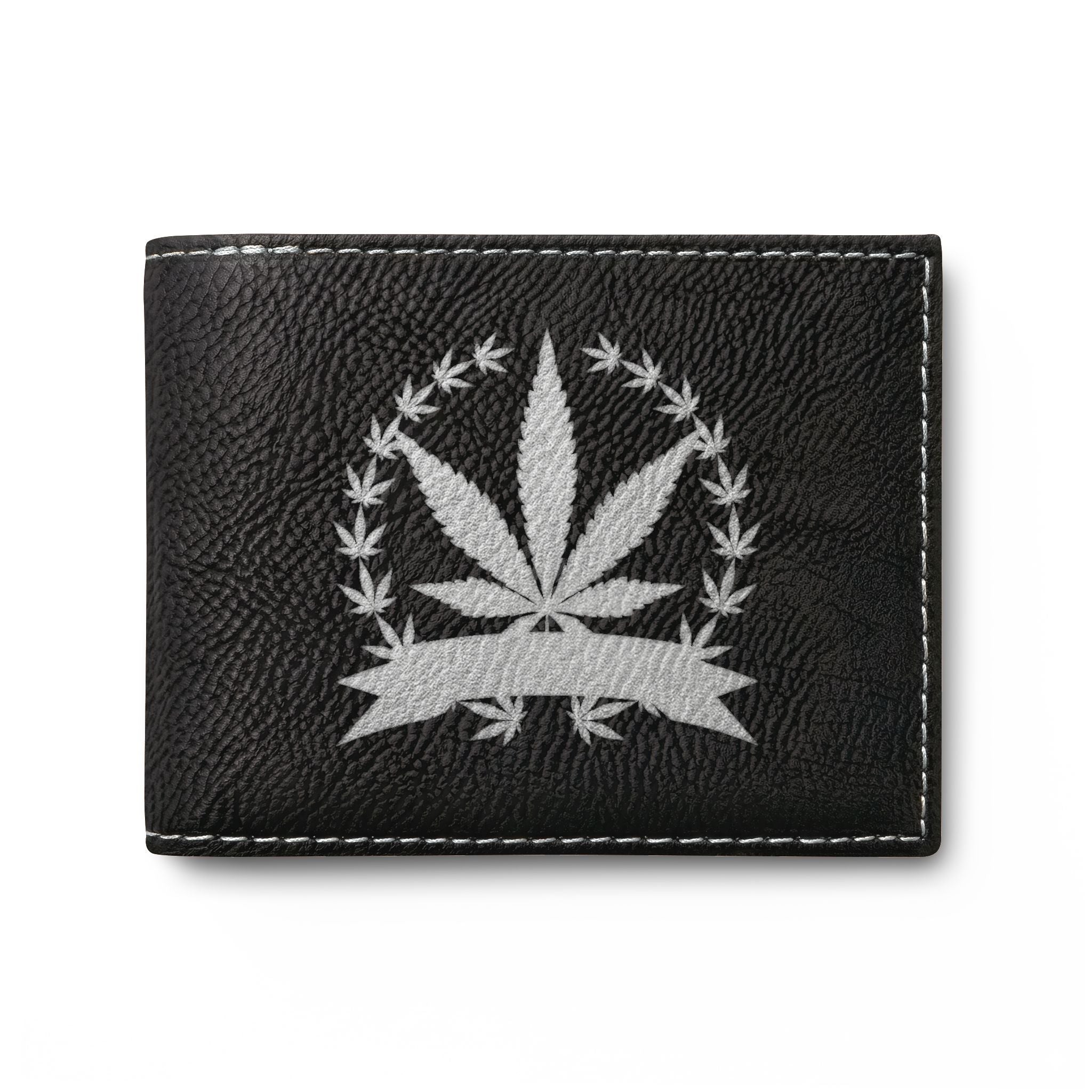 Cannabis Leaf Bi-Fold Wallet