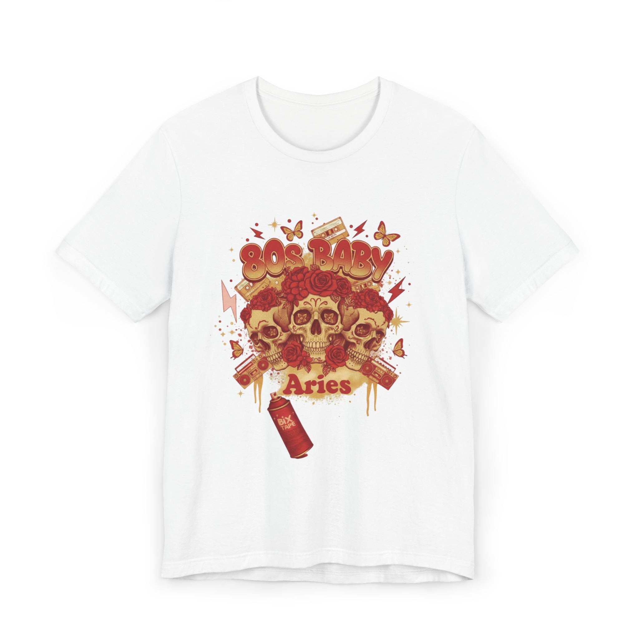 Aries Skull Zodiac T‑Shirt