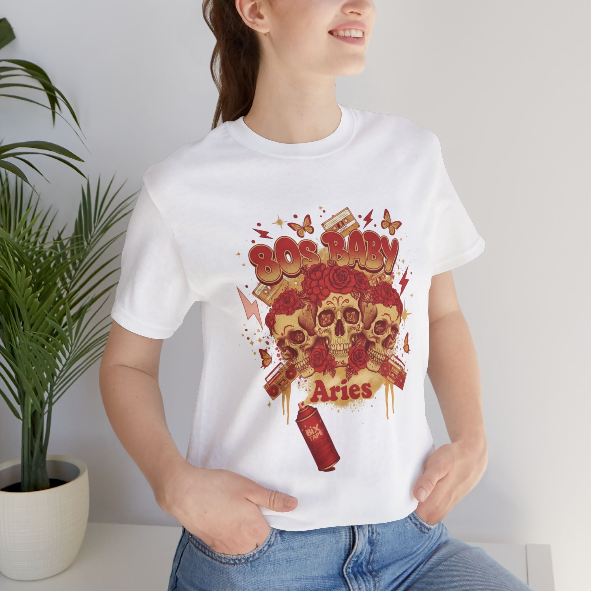 Aries Skull Zodiac T‑Shirt