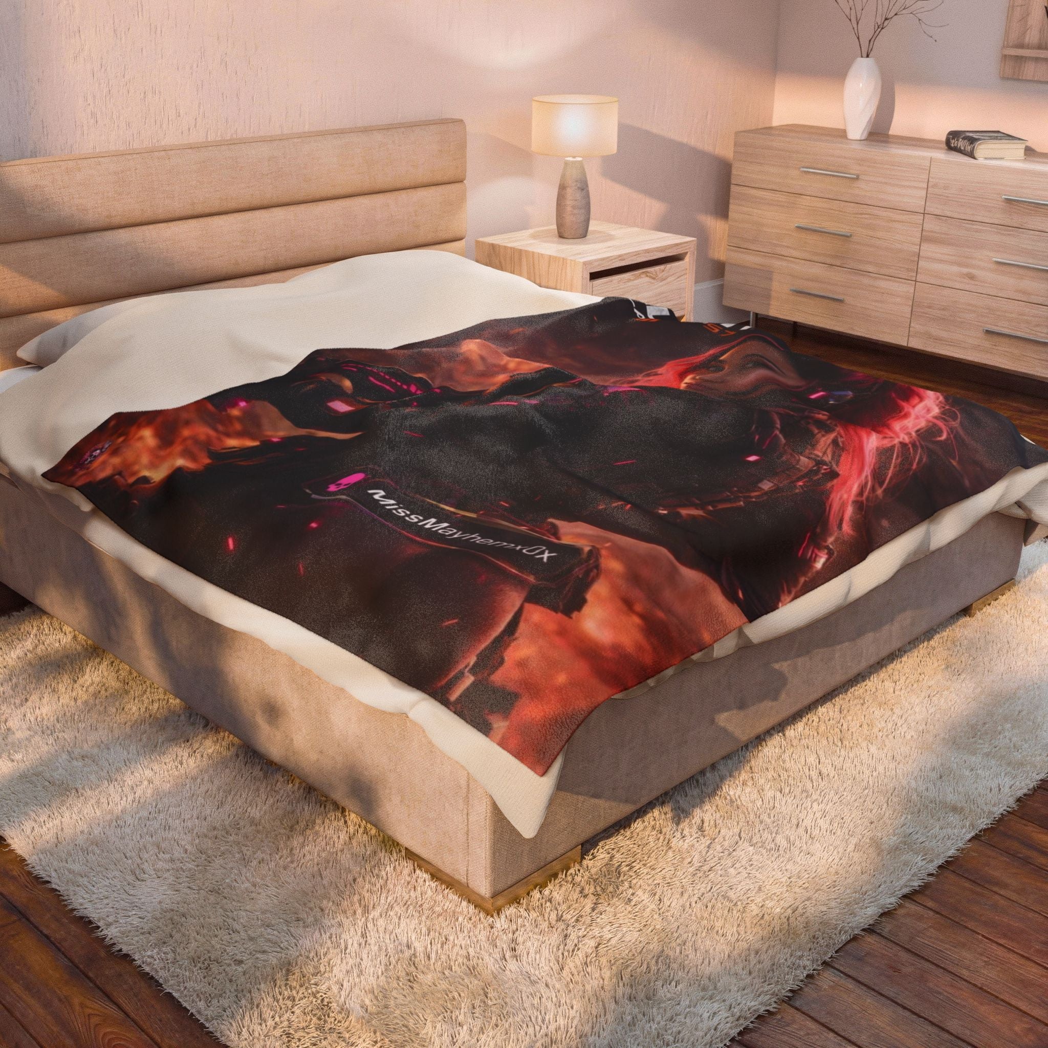 Plush Gamer Character Blanket (MissMayhem0x)