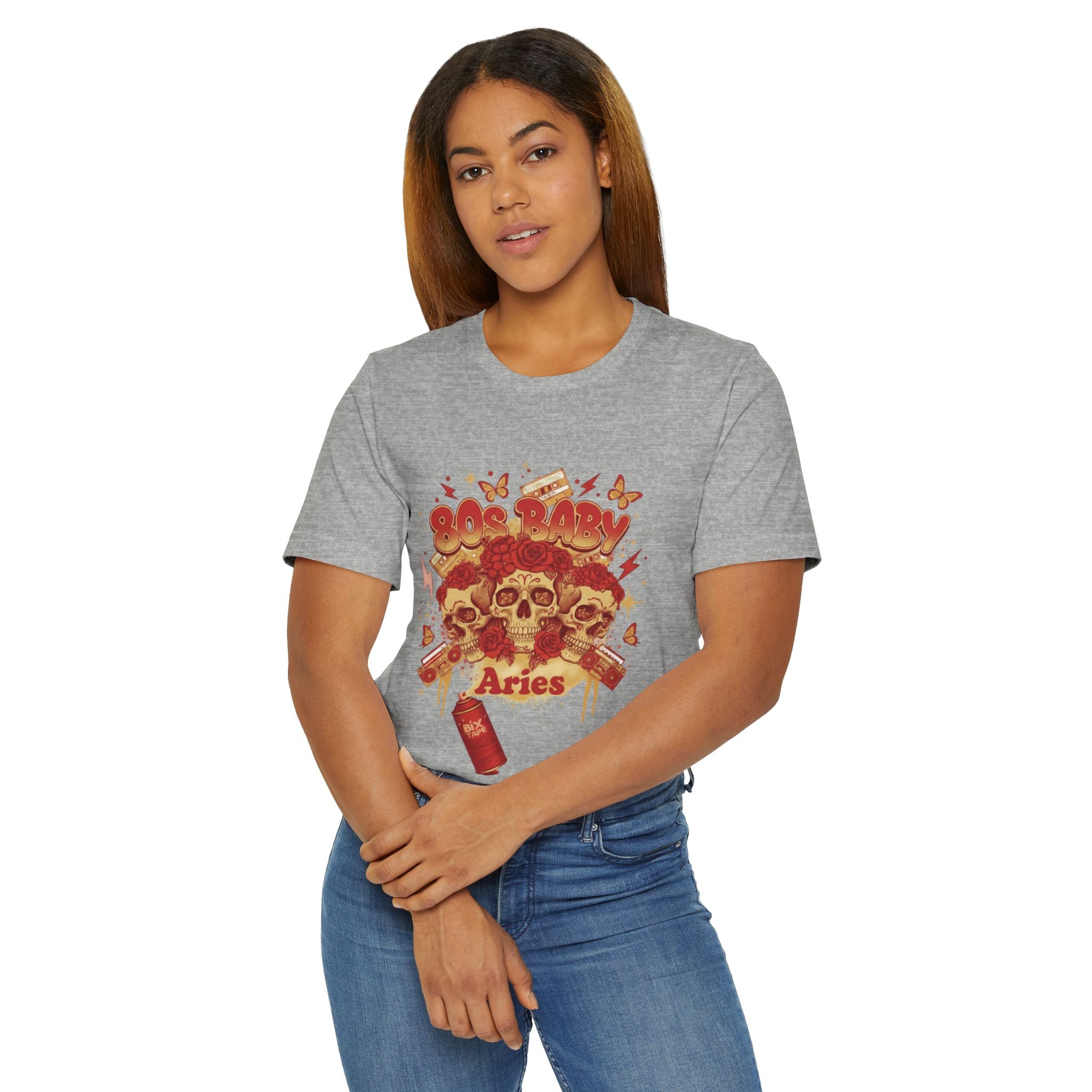 Aries Skull Zodiac T‑Shirt