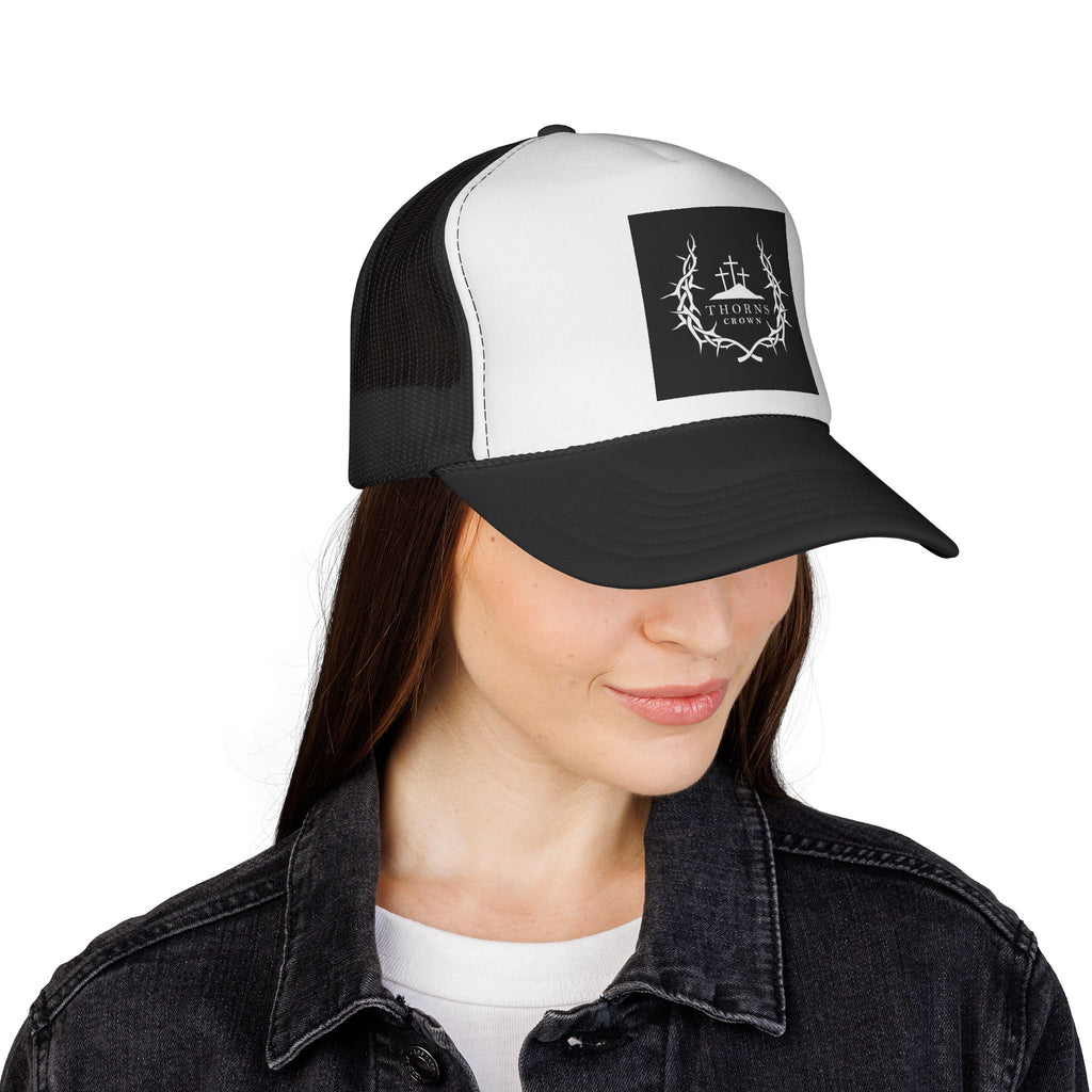 Crown of thorns trucker hat