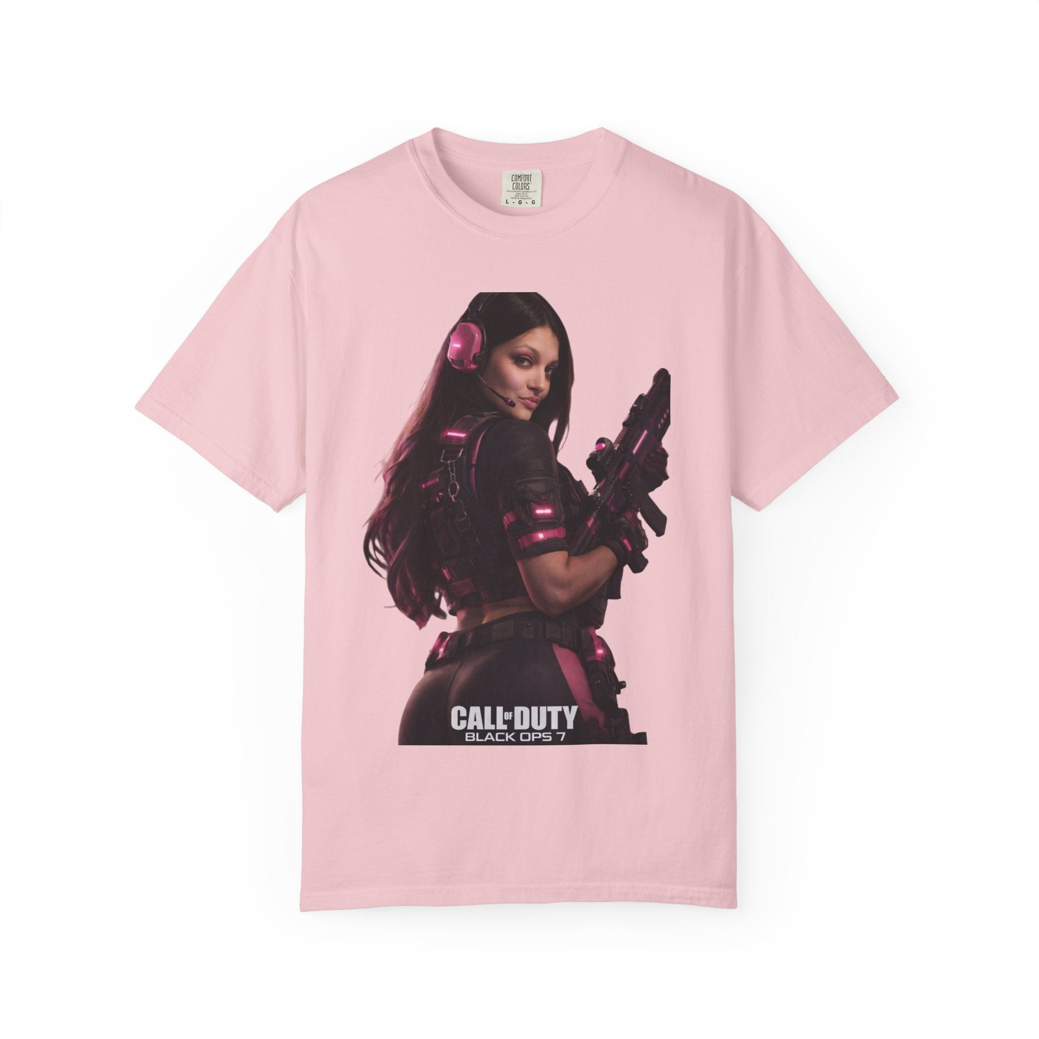 Female Soldier Graphic T‑Shirt — Gamer Tactical Tee