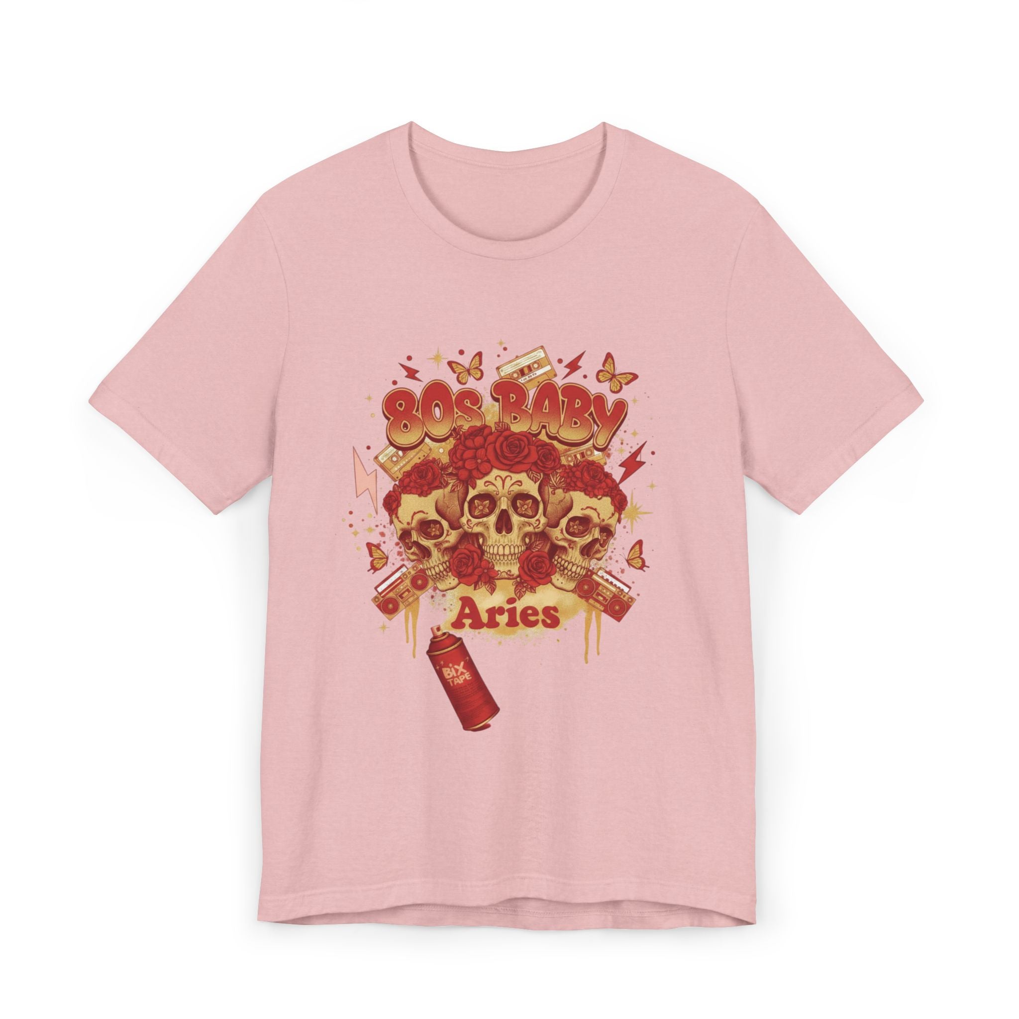 Aries Skull Zodiac T‑Shirt