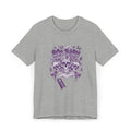 80s Baby Graphic Tee — Deep Purple & Silver