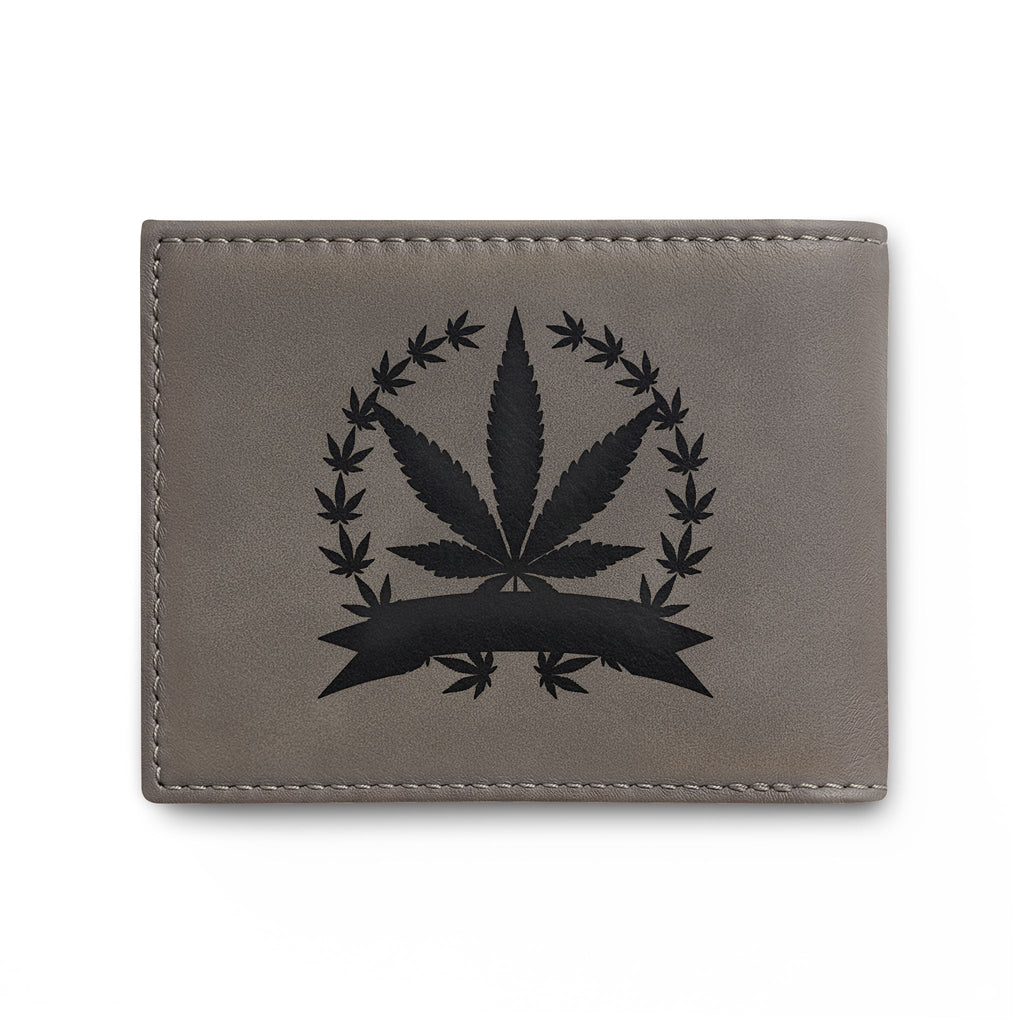 Cannabis Leaf Bi-Fold Wallet