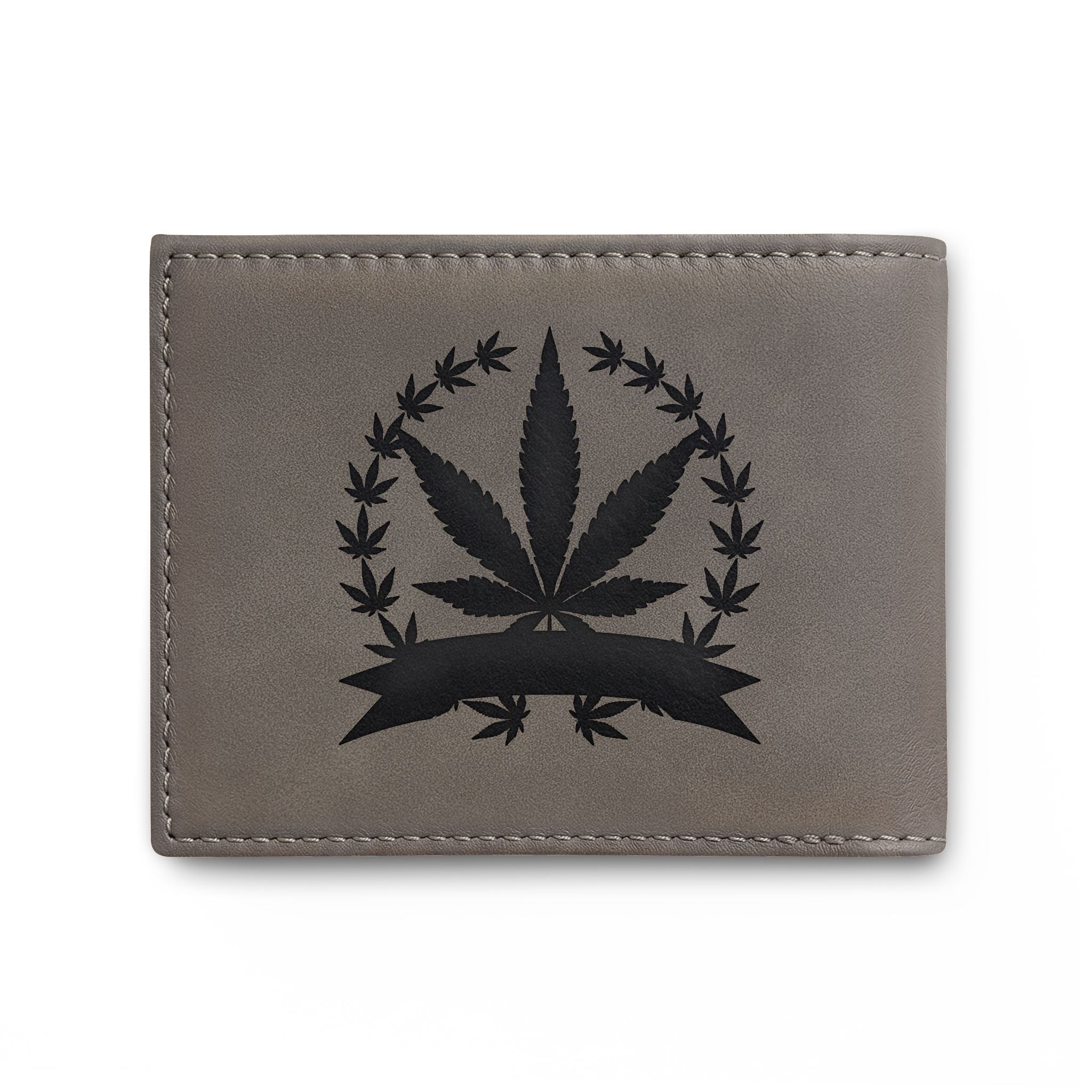 Cannabis Leaf Bi-Fold Wallet