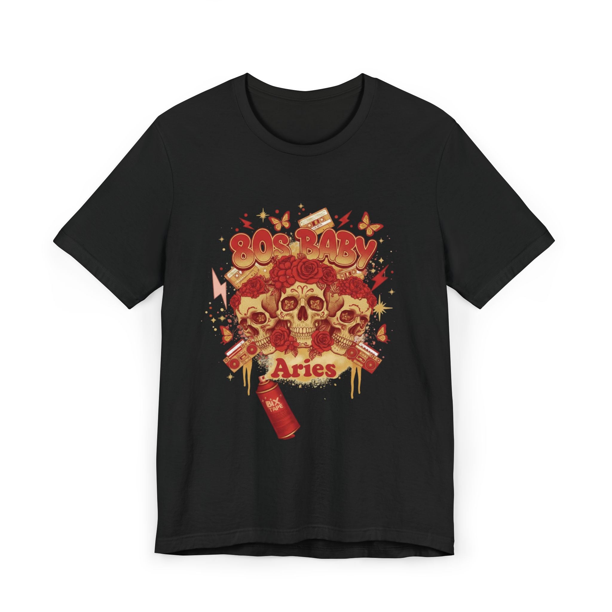 Aries Skull Zodiac T‑Shirt