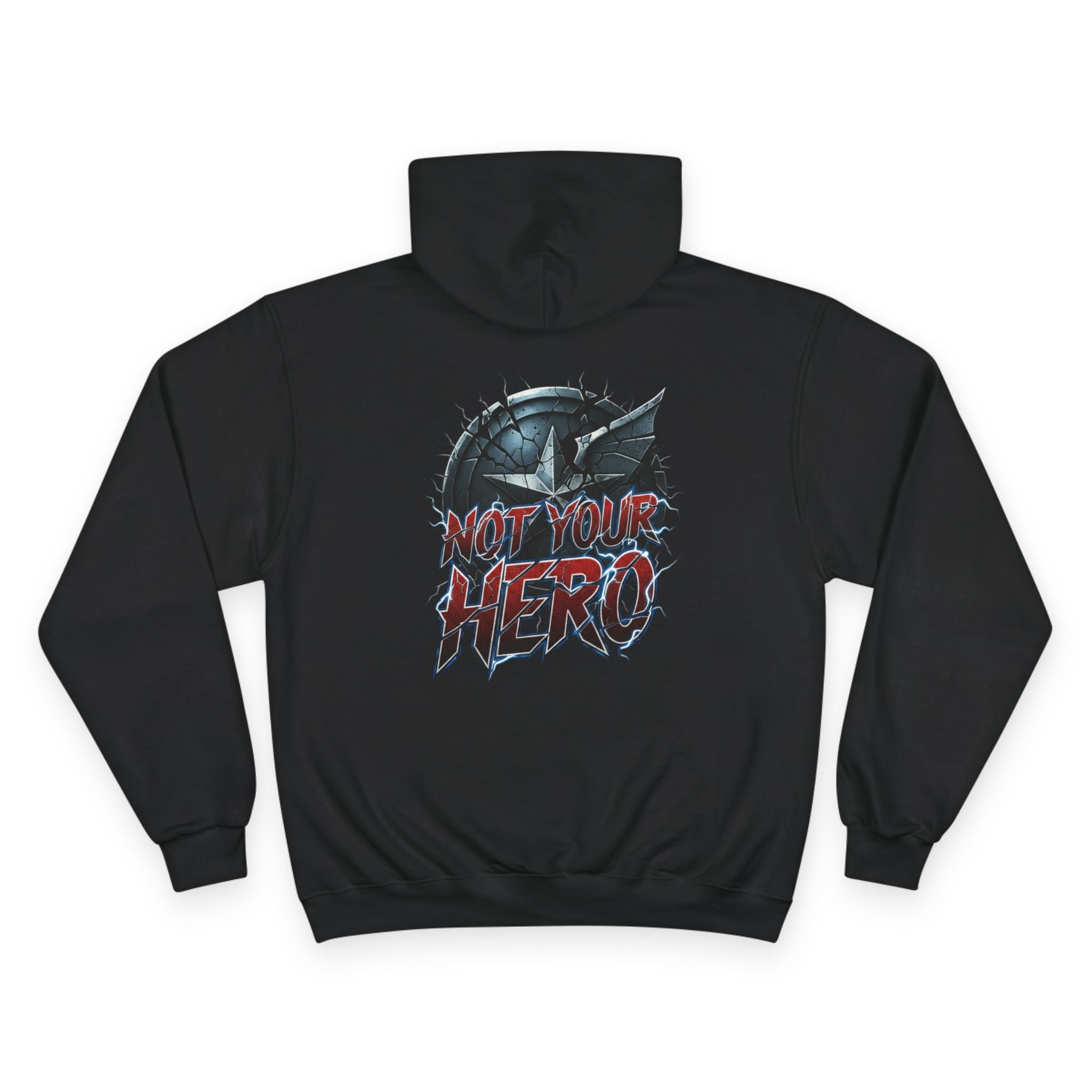 Not Your Hero Graphic Hoodie