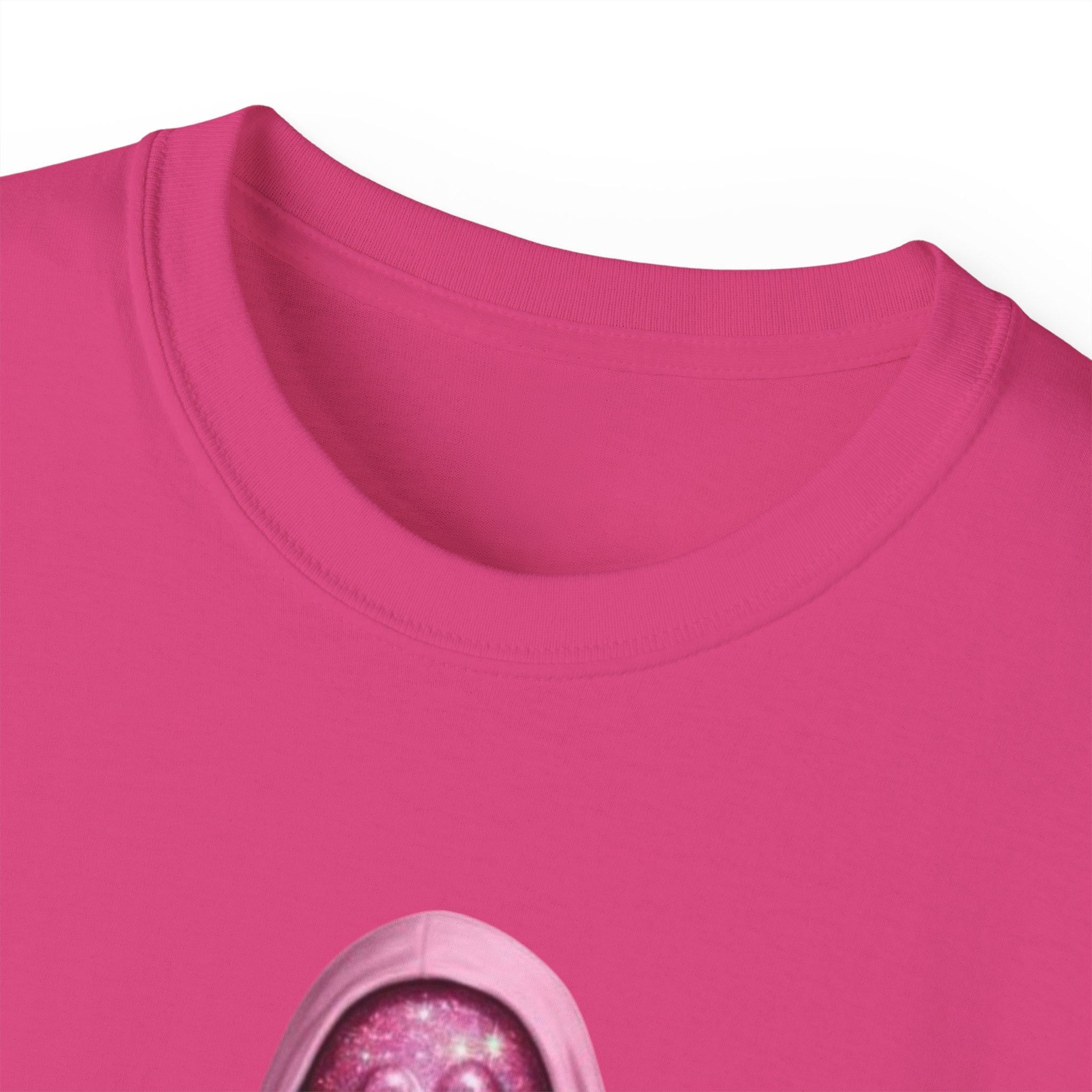 Scream Girl Pink Mask Tee – Horror T-Shirt