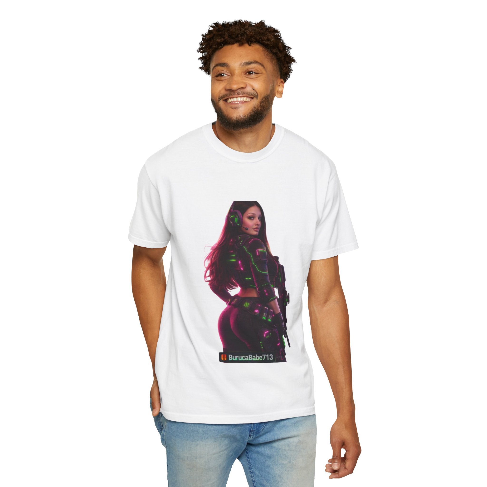 Graphic T-Shirt — Neon Gamer Girl