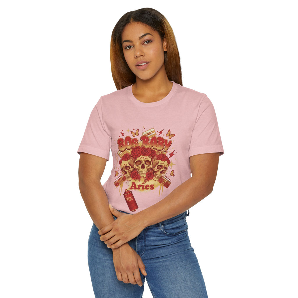 Aries Skull Zodiac T‑Shirt