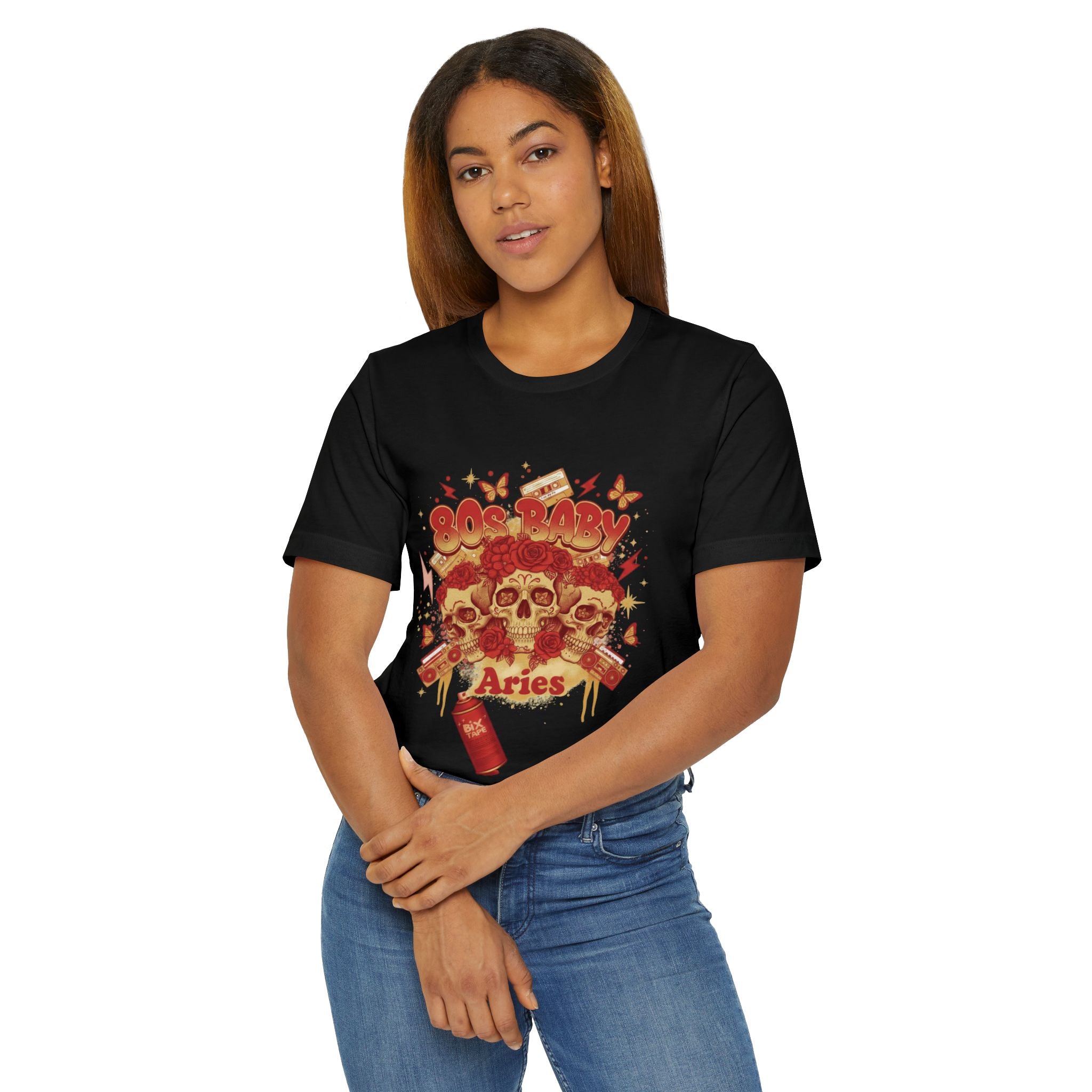 Aries Skull Zodiac T‑Shirt
