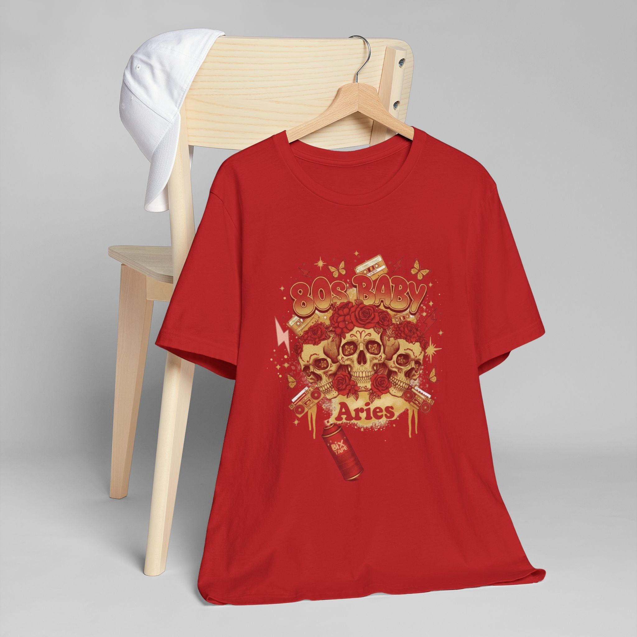 Aries Skull Zodiac T‑Shirt