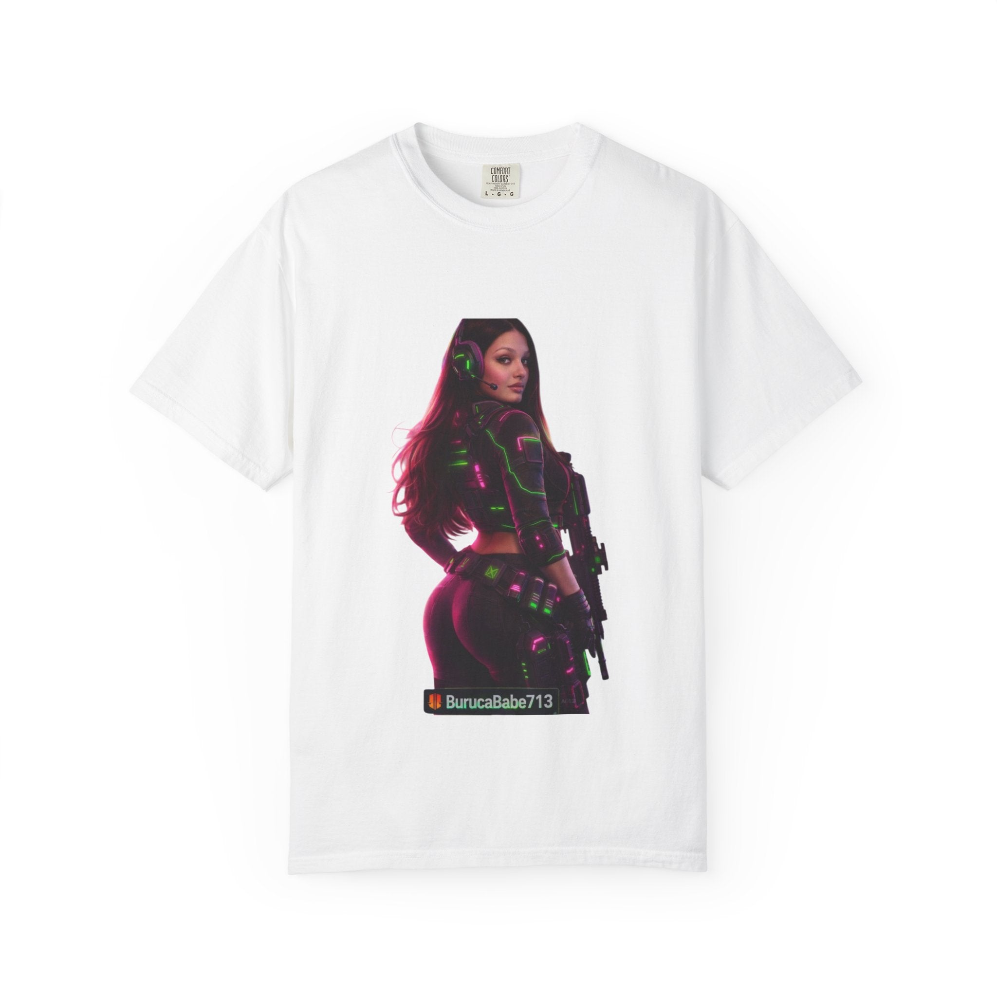 Graphic T-Shirt — Neon Gamer Girl
