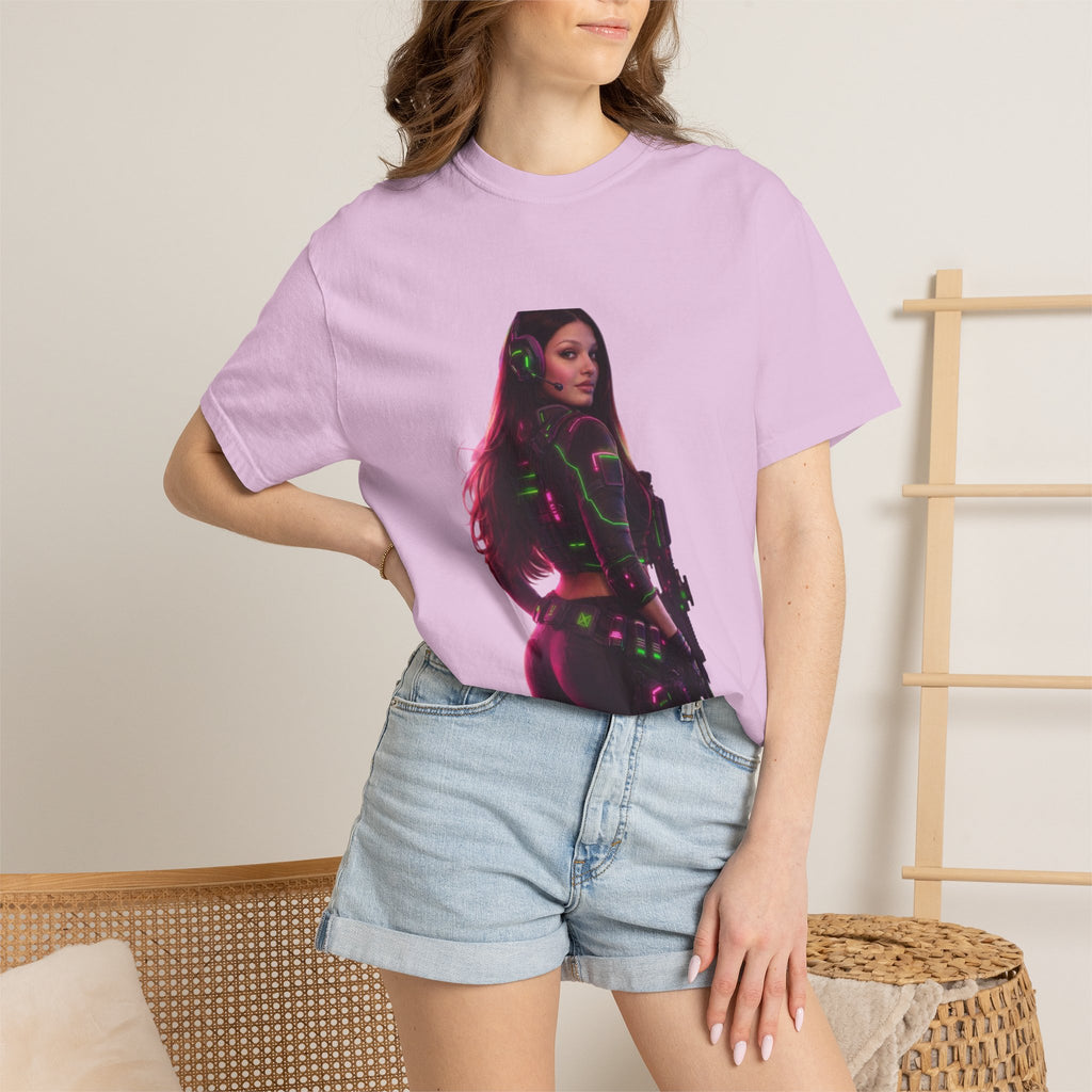Graphic T-Shirt — Neon Gamer Girl