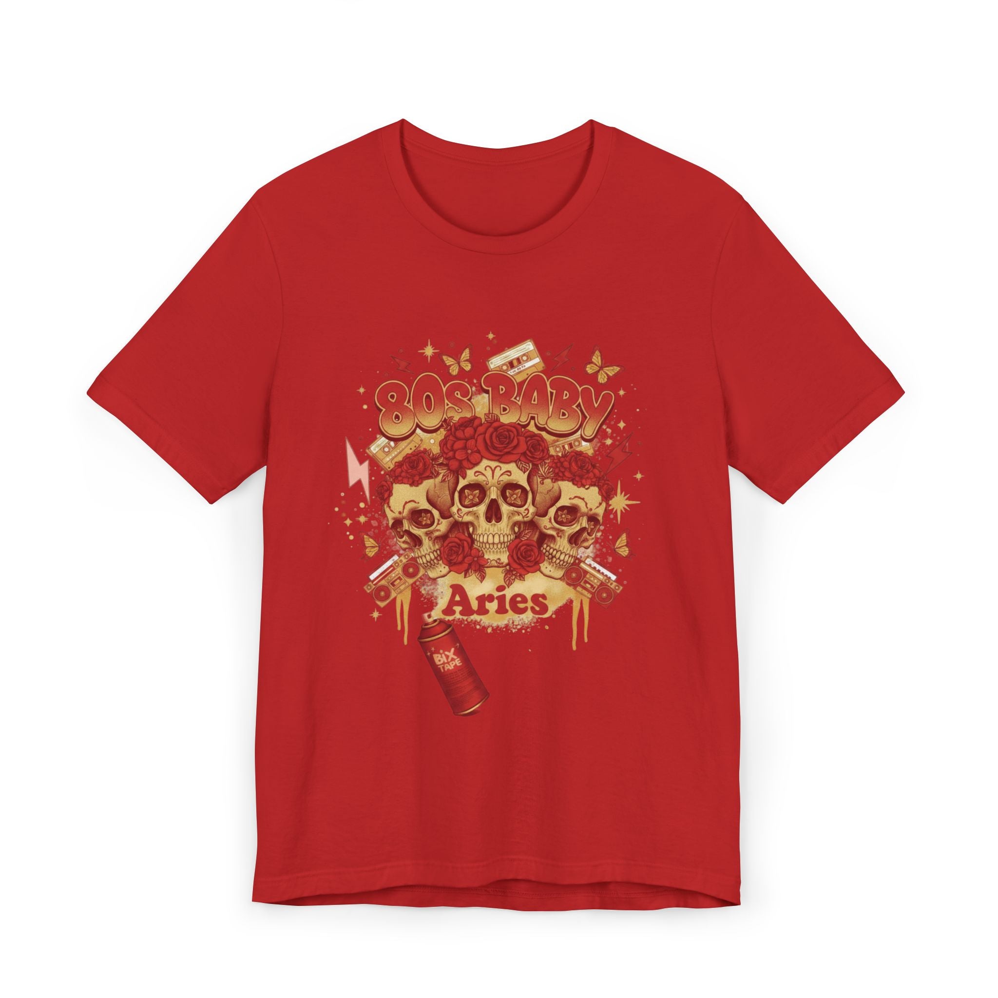Aries Skull Zodiac T‑Shirt