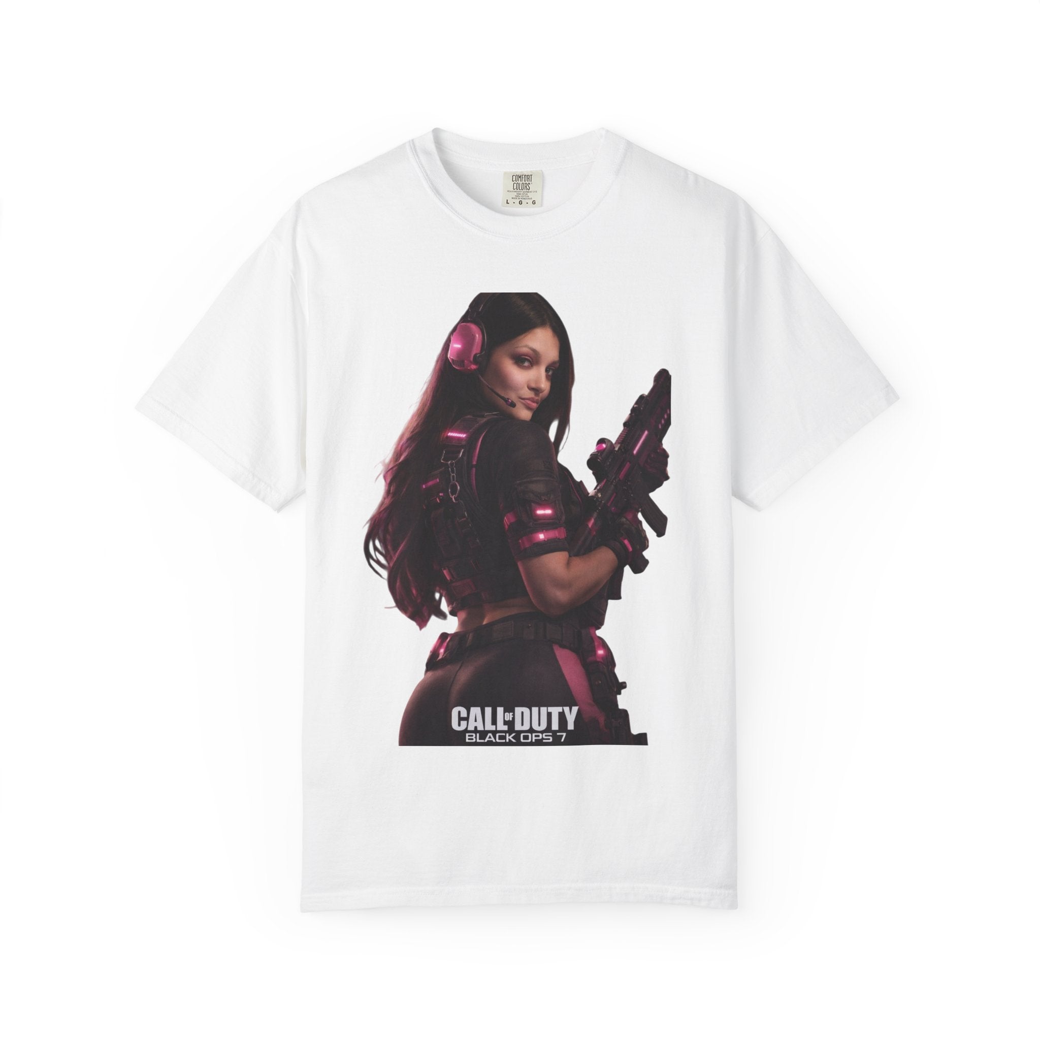 Female Soldier Graphic T‑Shirt — Gamer Tactical Tee