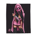 Horror Babe Plush Blanket