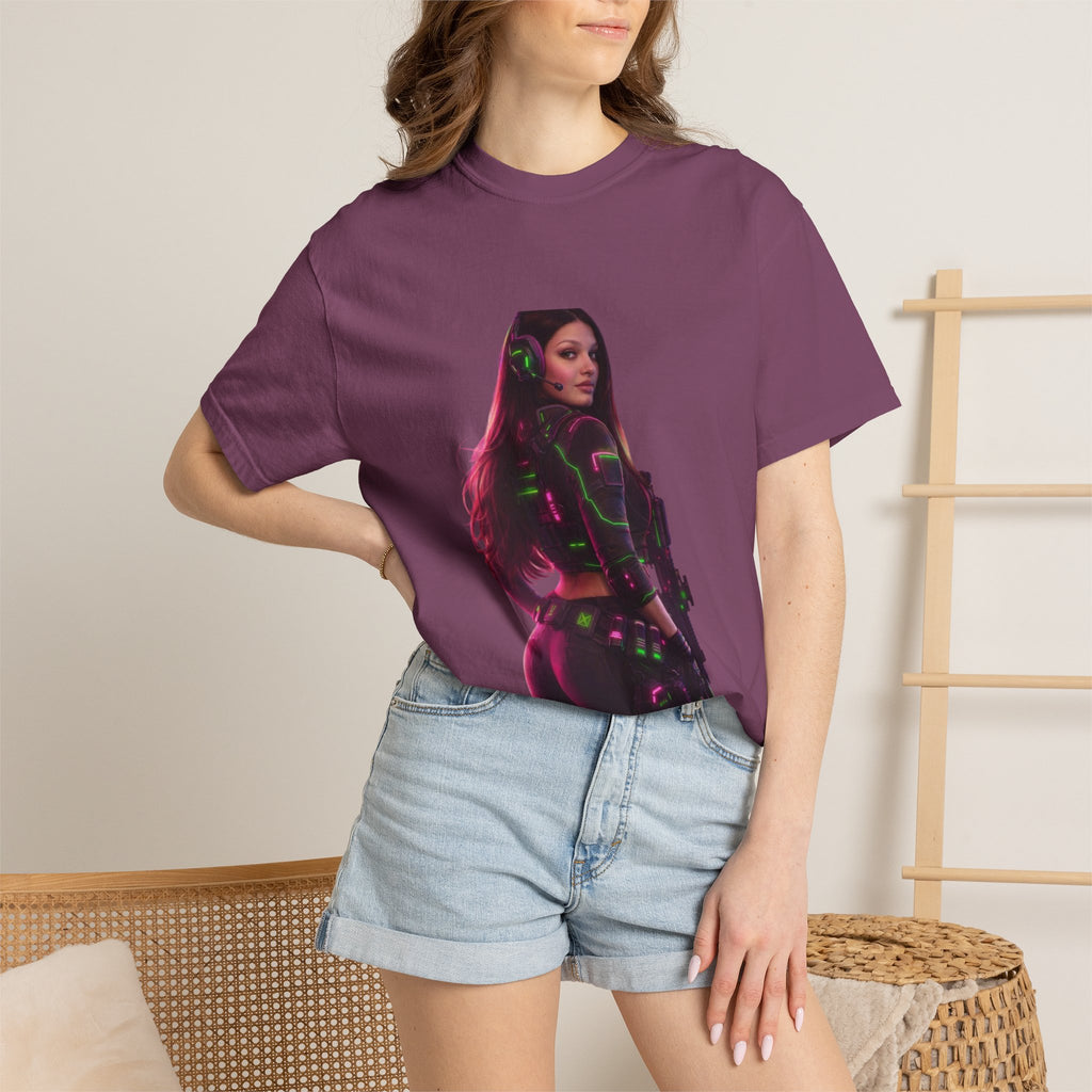 Graphic T-Shirt — Neon Gamer Girl
