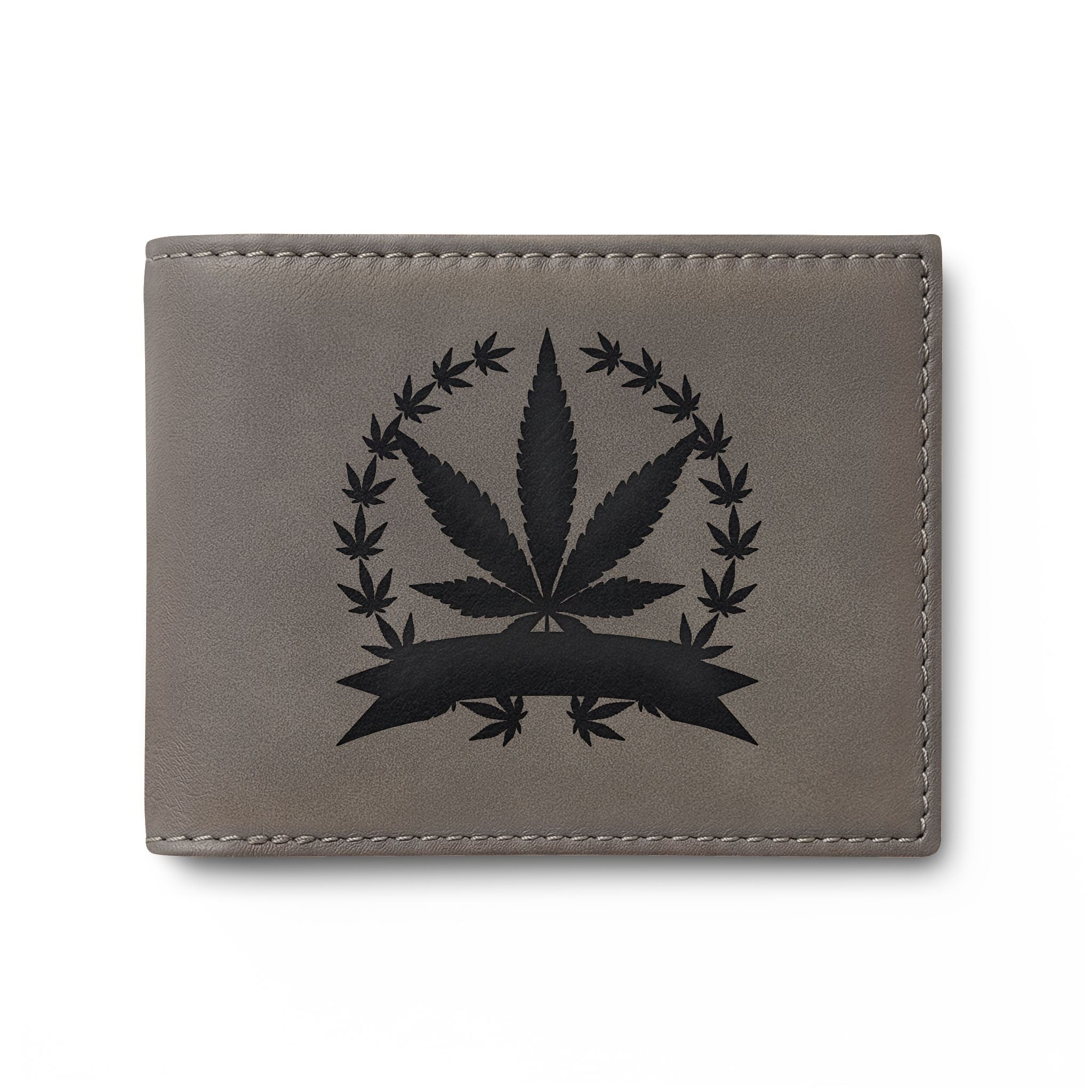 Cannabis Leaf Bi-Fold Wallet