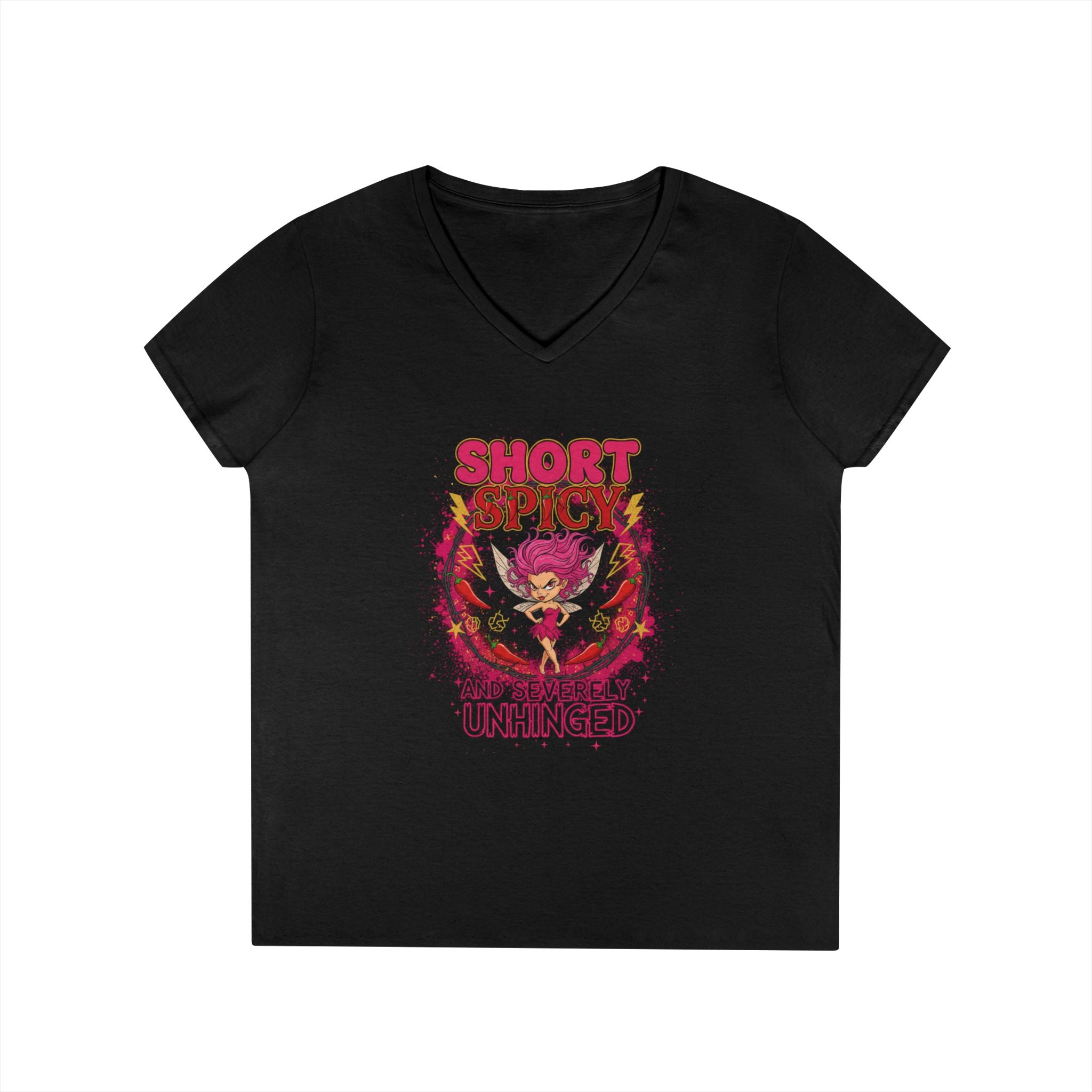 Short Spicy and Severely Unhinged Fairy Graphic Tee