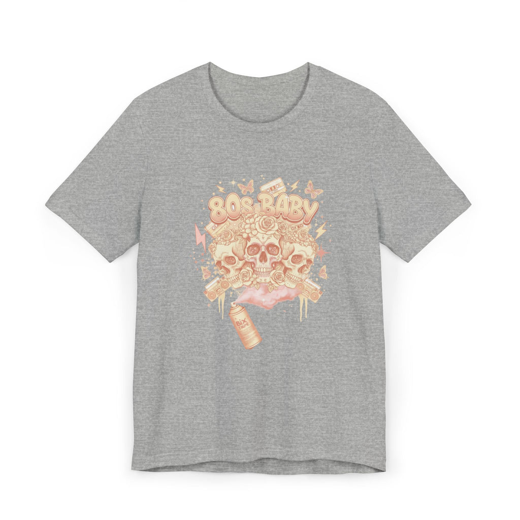 80s Baby Graphic Tee — Peach & Cream