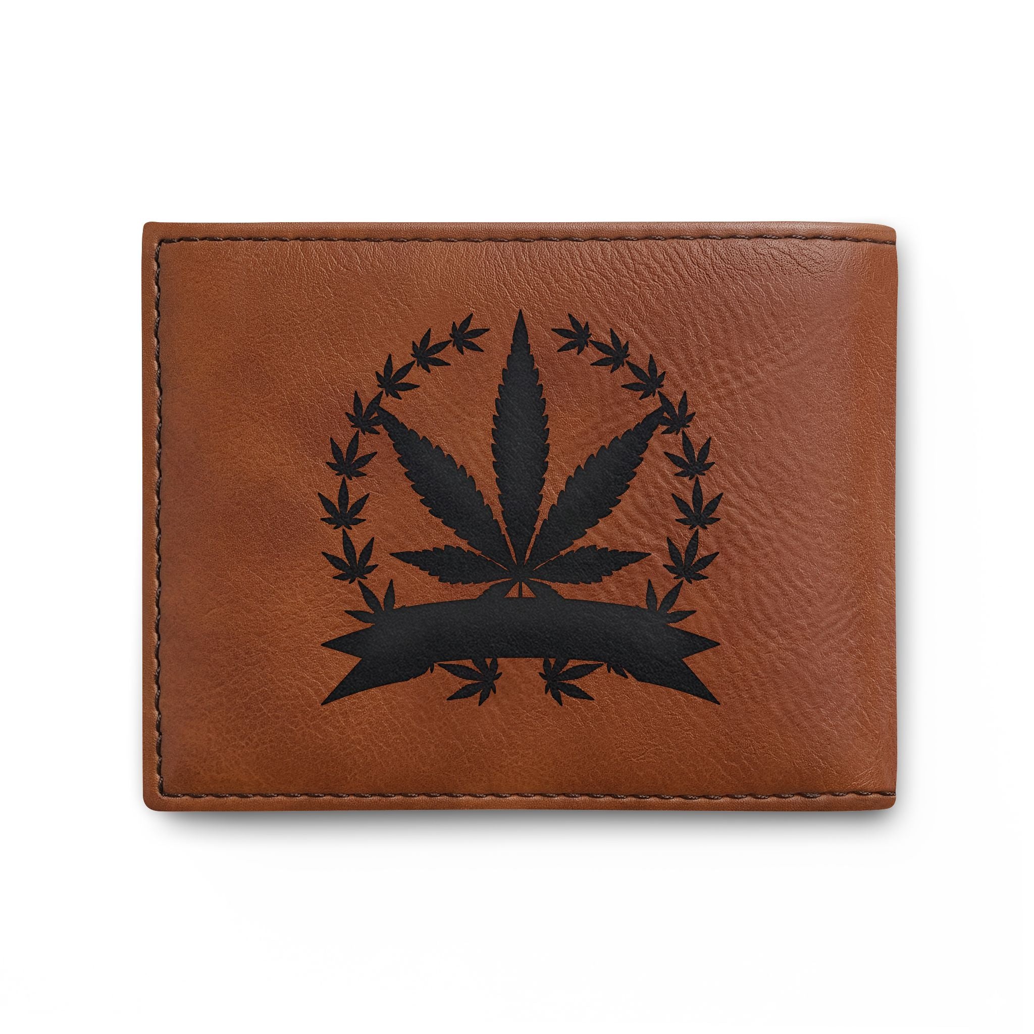 Cannabis Leaf Bi-Fold Wallet