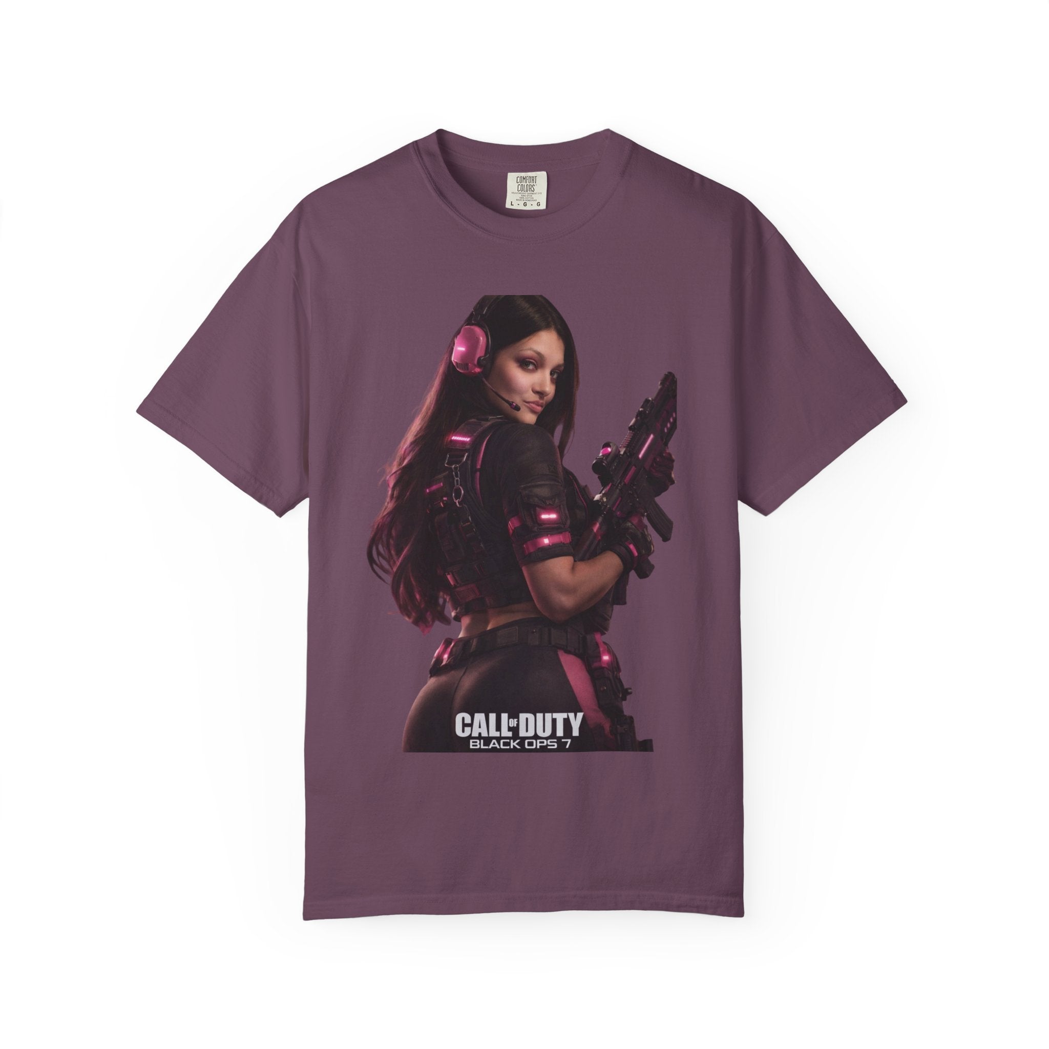 Female Soldier Graphic T‑Shirt — Gamer Tactical Tee