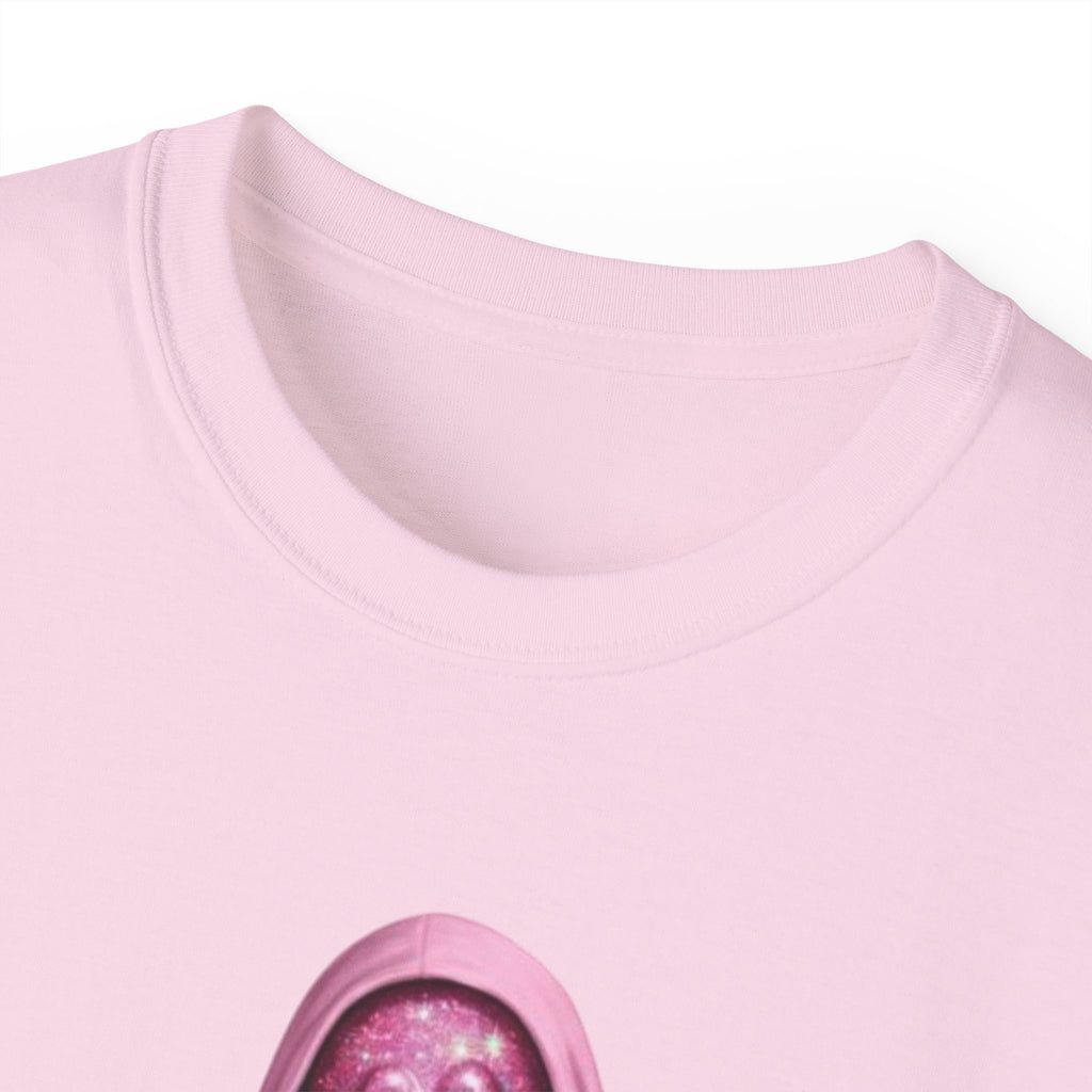 Scream Girl Pink Mask Tee – Horror T-Shirt