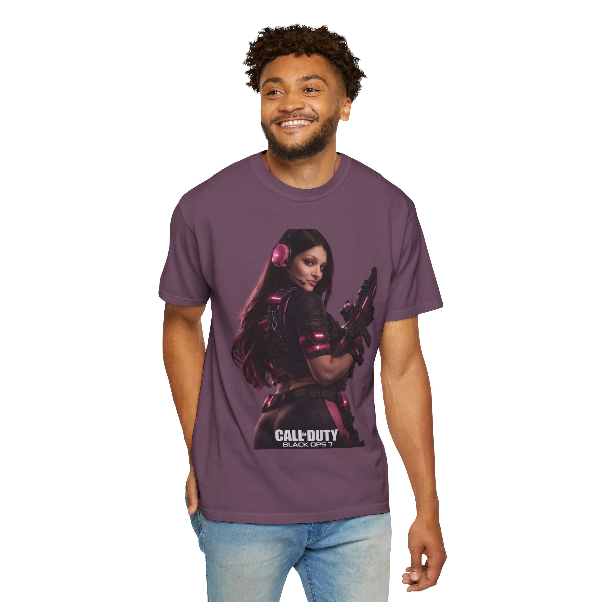 Female Soldier Graphic T‑Shirt — Gamer Tactical Tee