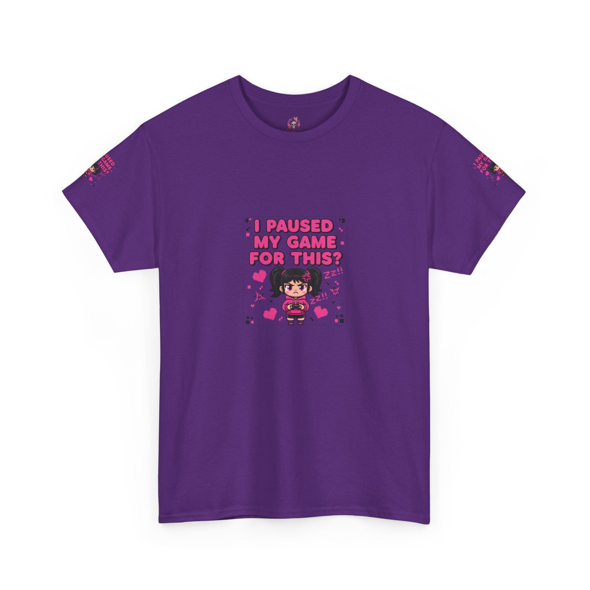 I Paused My Game For This? — Funny Gamer Girl T-Shirt