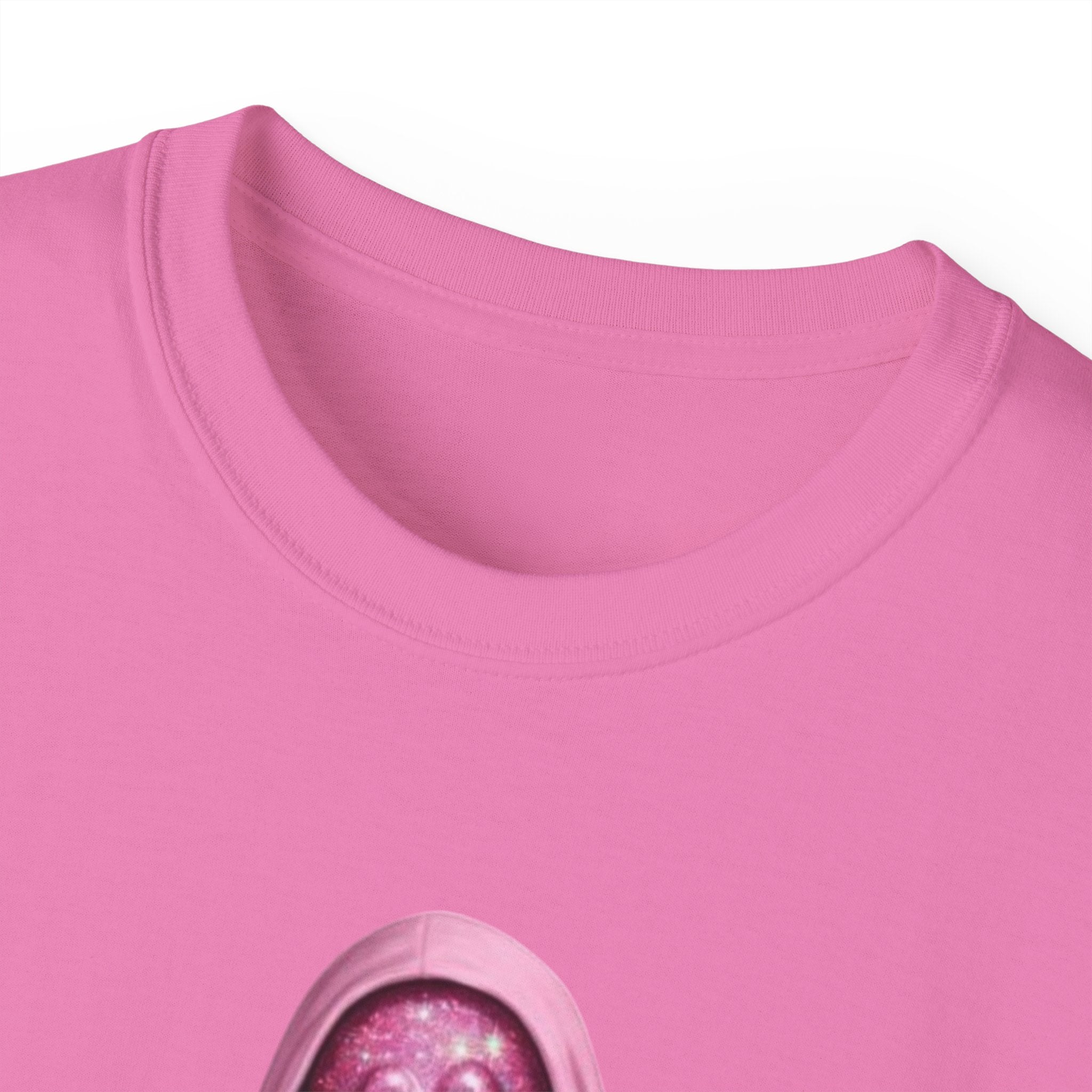 Scream Girl Pink Mask Tee – Horror T-Shirt