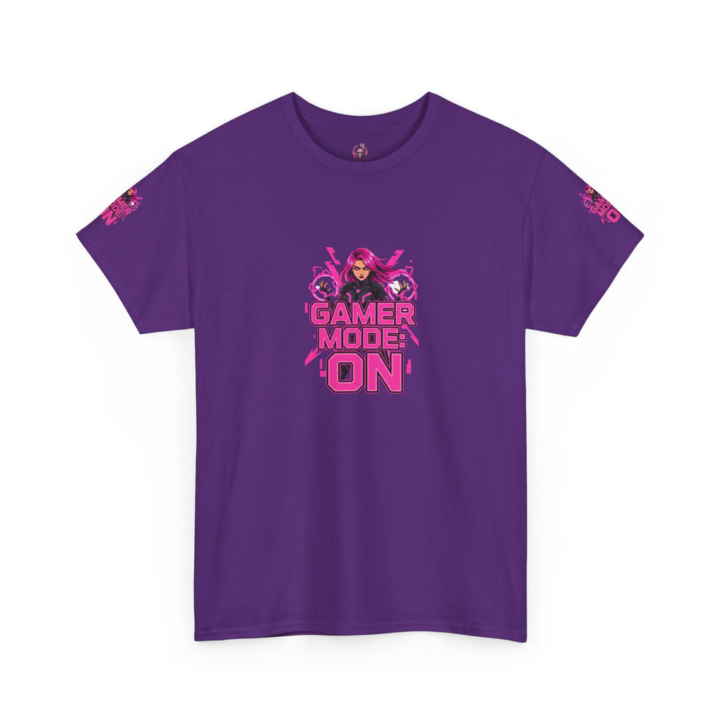 Gamer Mode: ON — Fierce Gamer Girl T-Shirt
