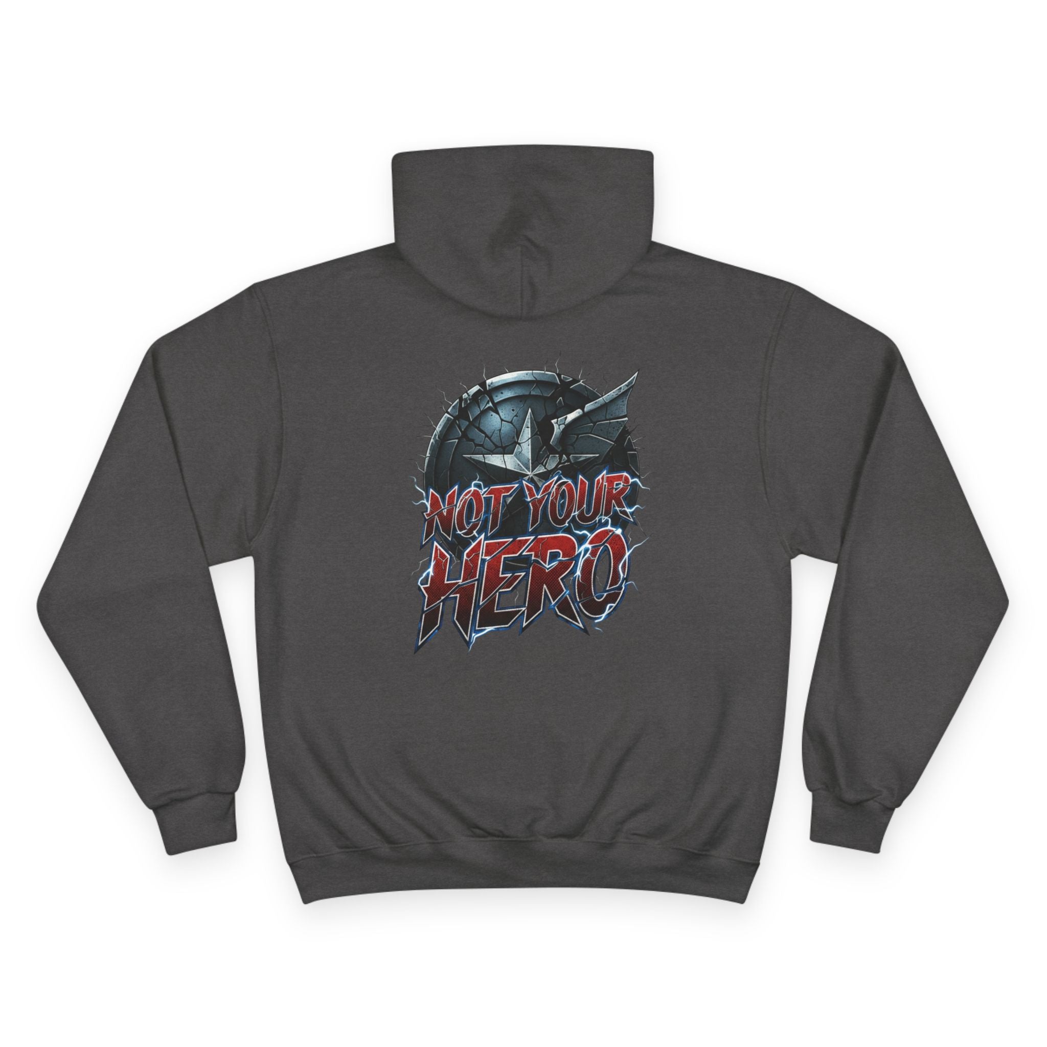 Not Your Hero Graphic Hoodie