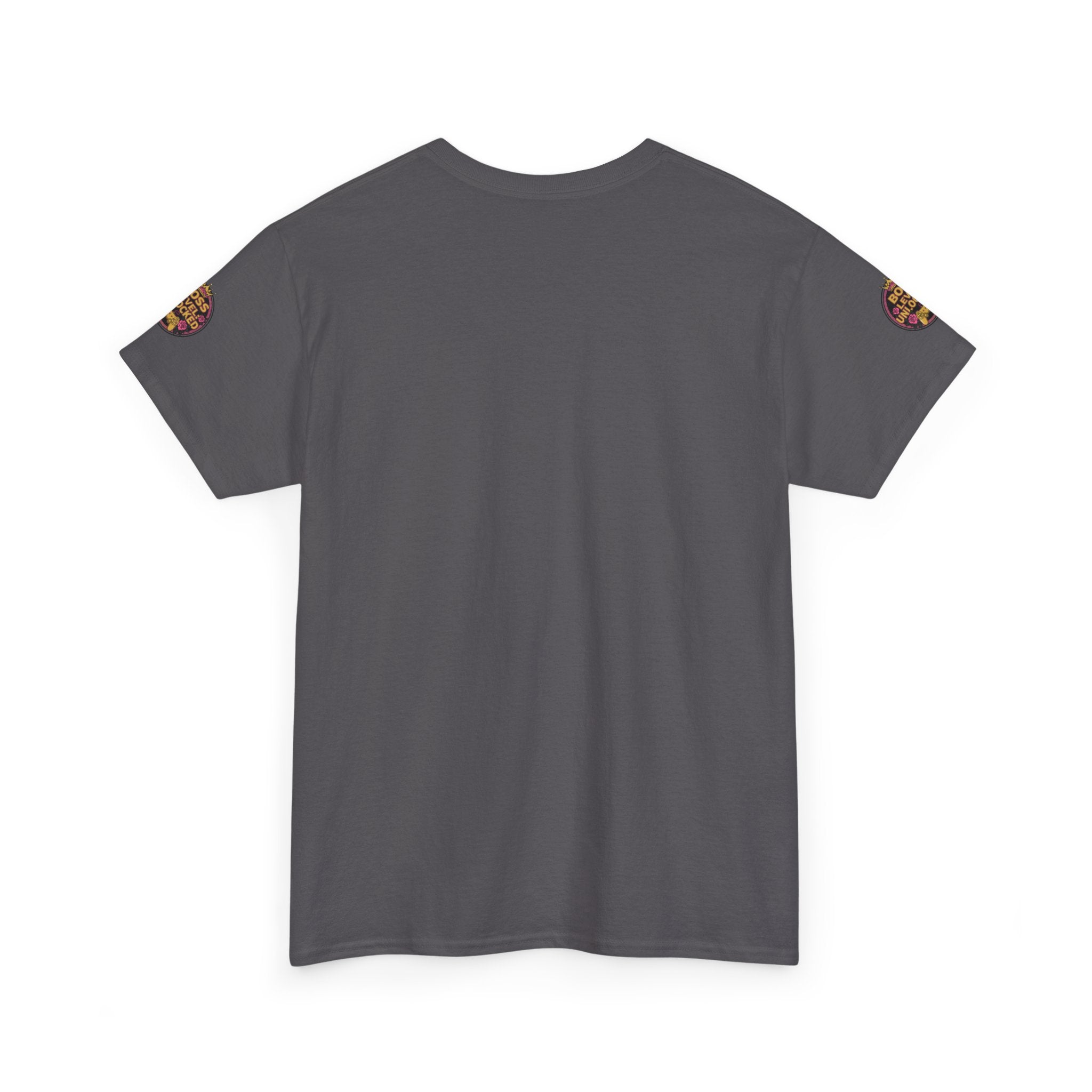 Boss Level: Unlocked — Gamer Girl Crown T-Shirt