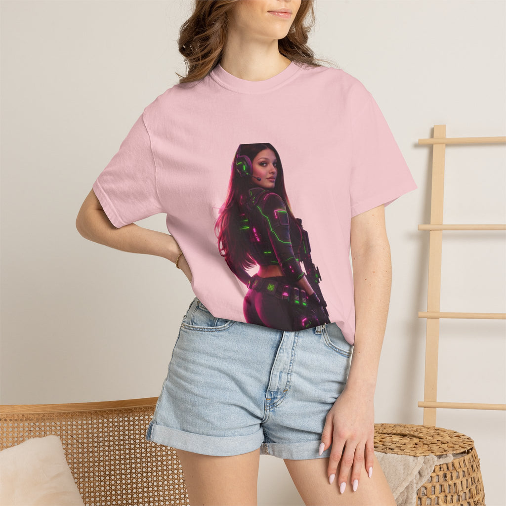 Graphic T-Shirt — Neon Gamer Girl