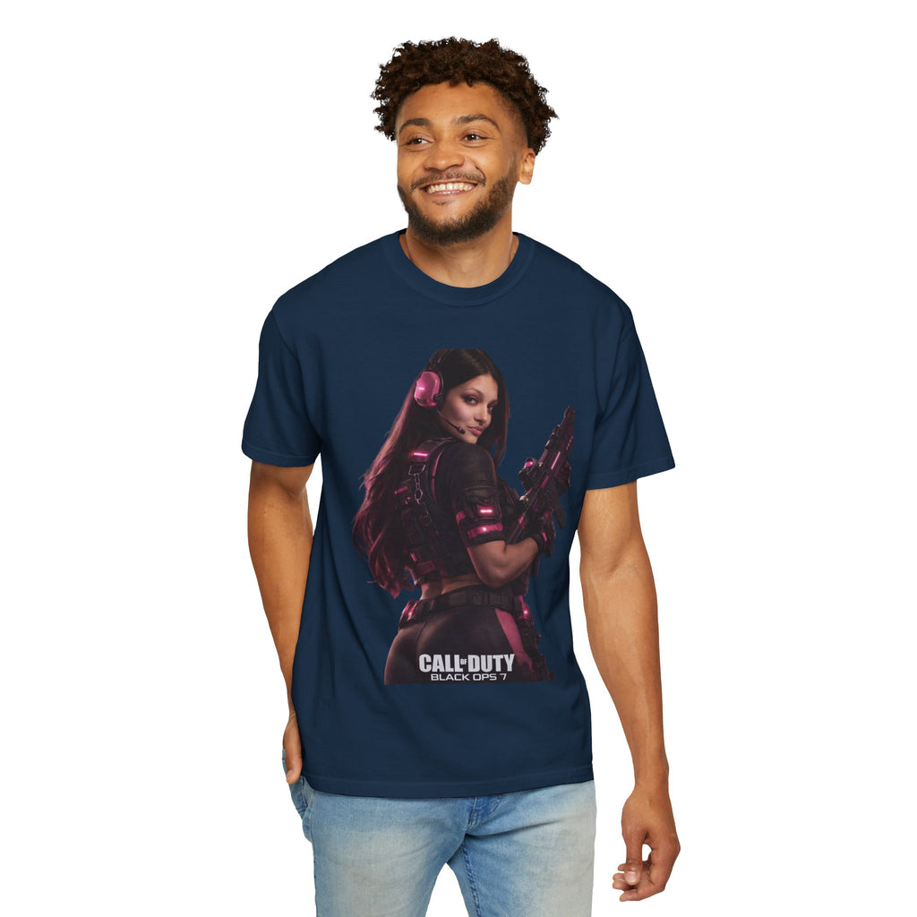 Female Soldier Graphic T‑Shirt — Gamer Tactical Tee