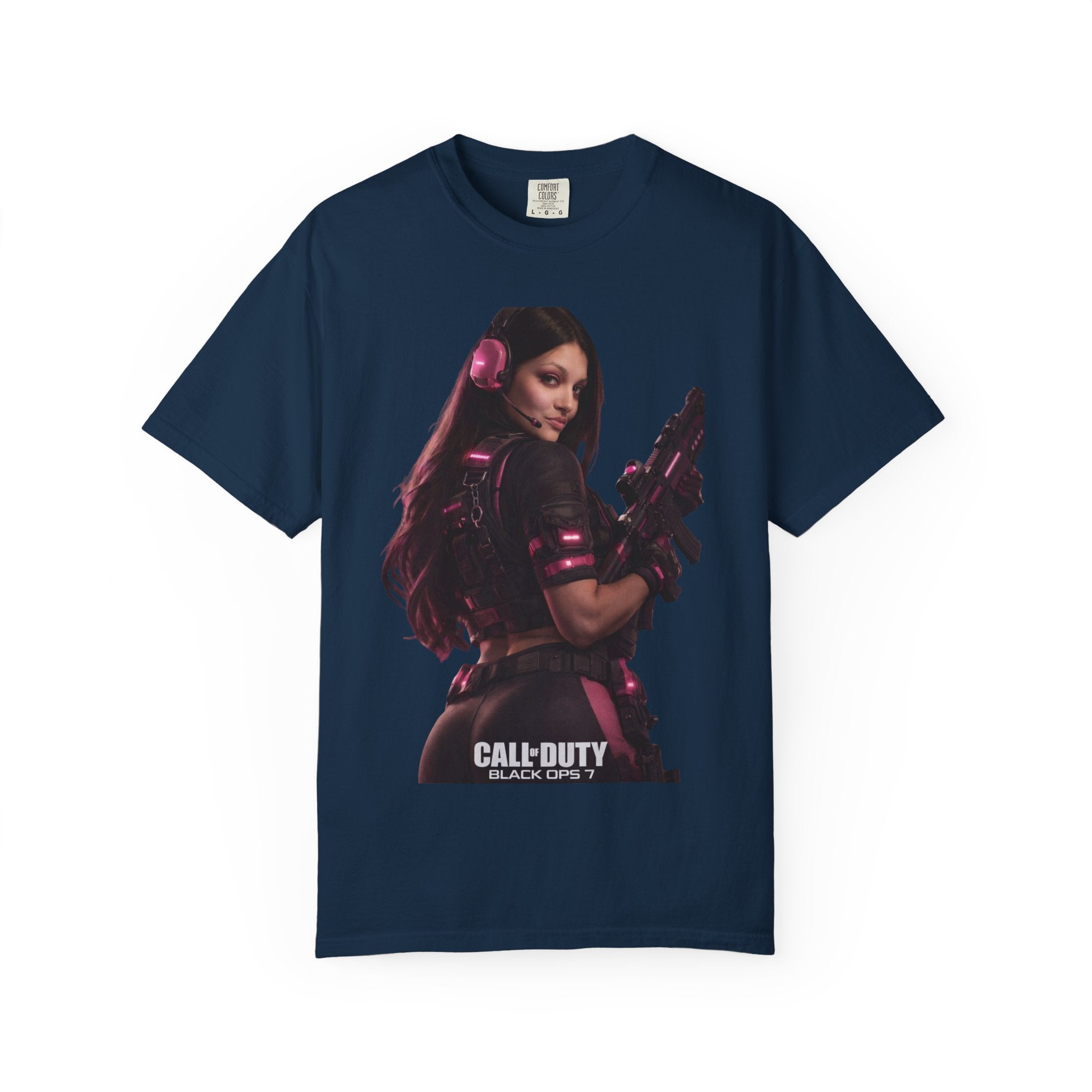 Female Soldier Graphic T‑Shirt — Gamer Tactical Tee