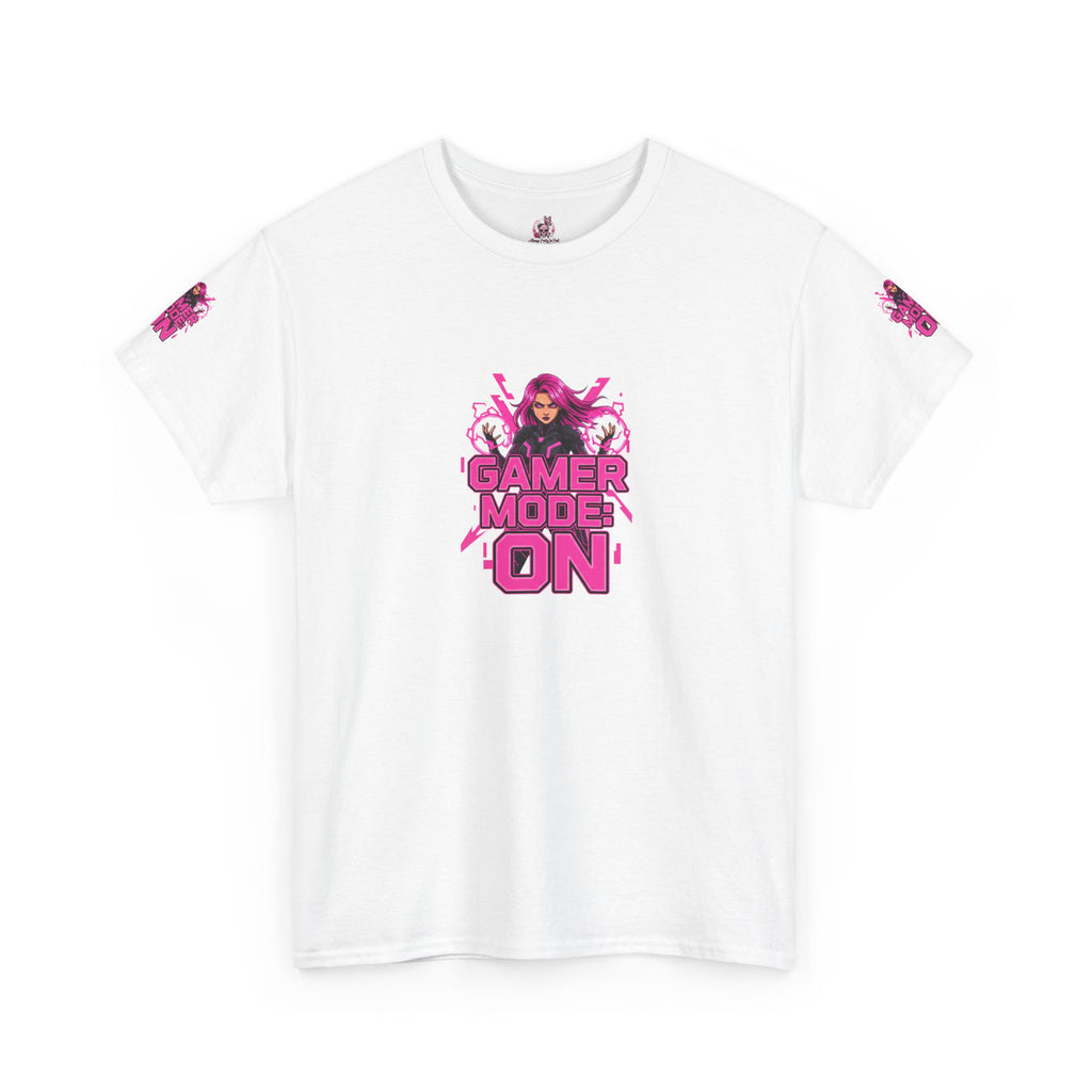 Gamer Mode: ON — Fierce Gamer Girl T-Shirt
