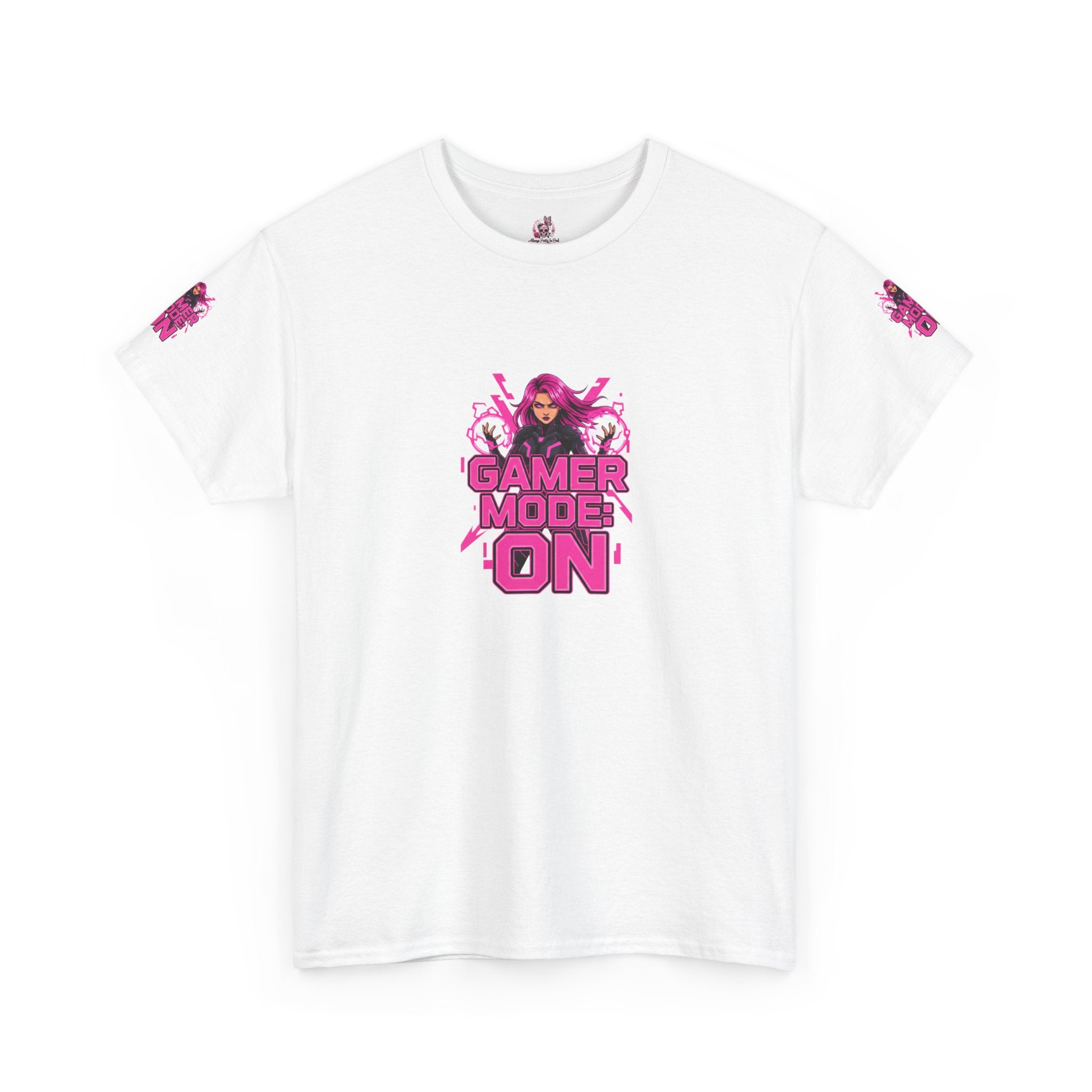 Gamer Mode: ON — Fierce Gamer Girl T-Shirt