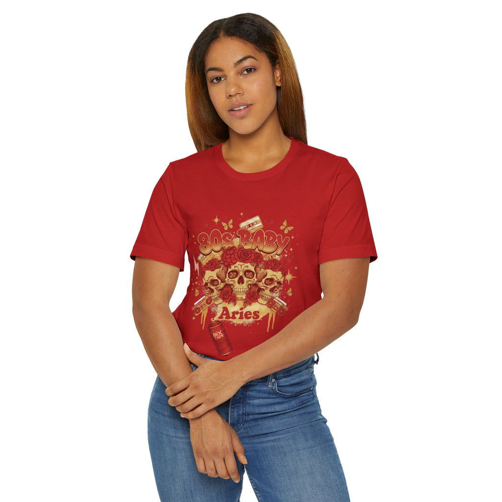 Aries Skull Zodiac T‑Shirt