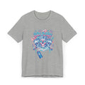 80s Baby Graphic Tee — Electric Blue & Neon Pink