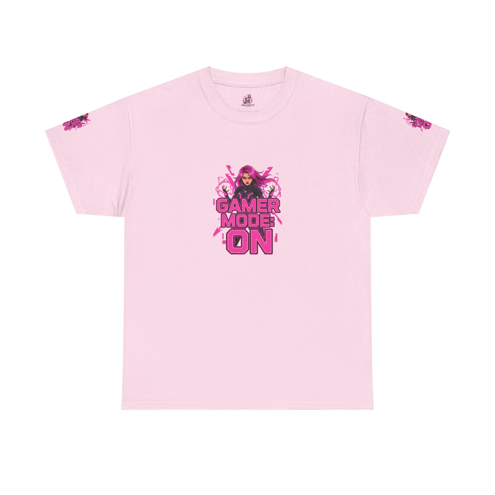 Gamer Mode: ON — Fierce Gamer Girl T-Shirt