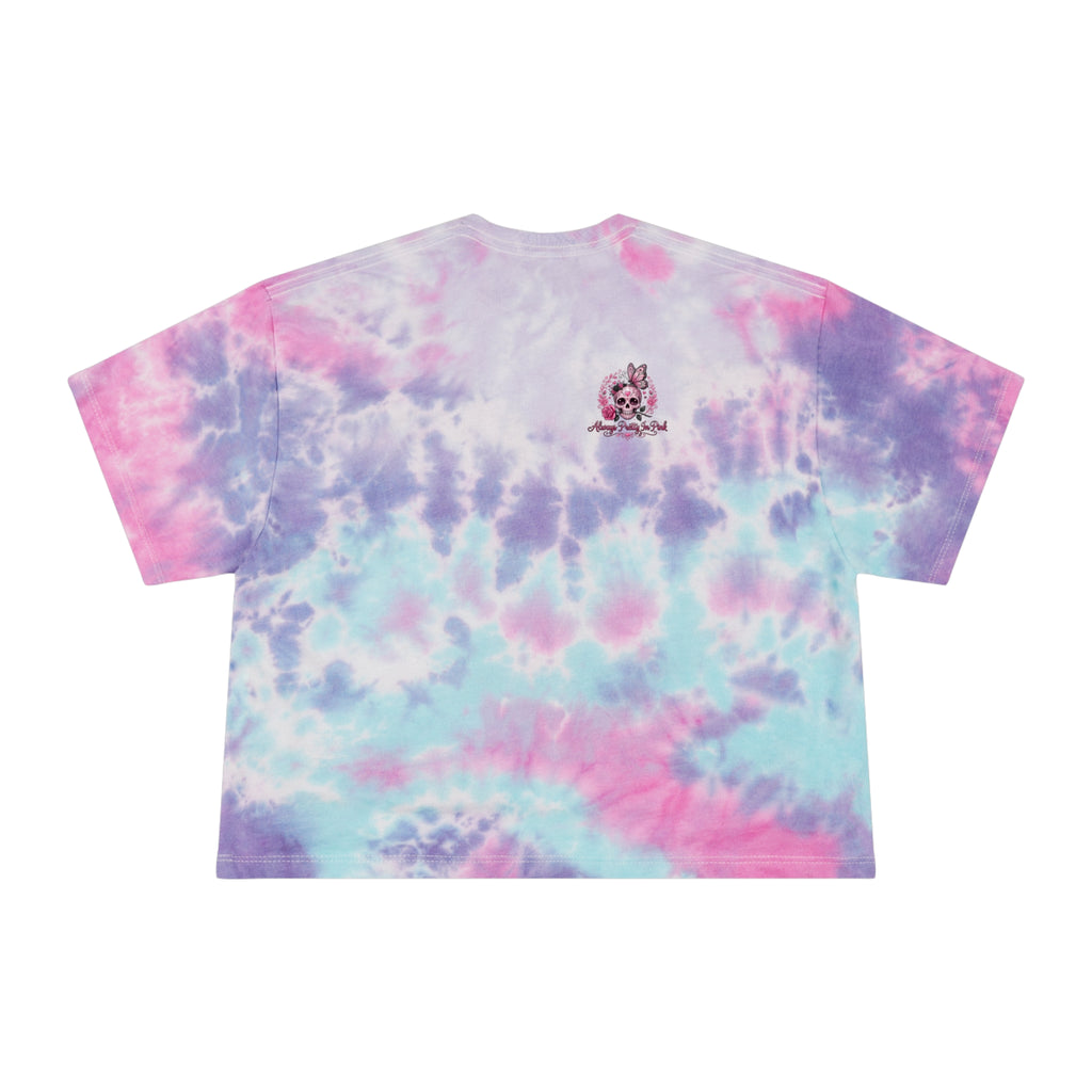 Tie-Dye Crop Tee Bestie Graphic