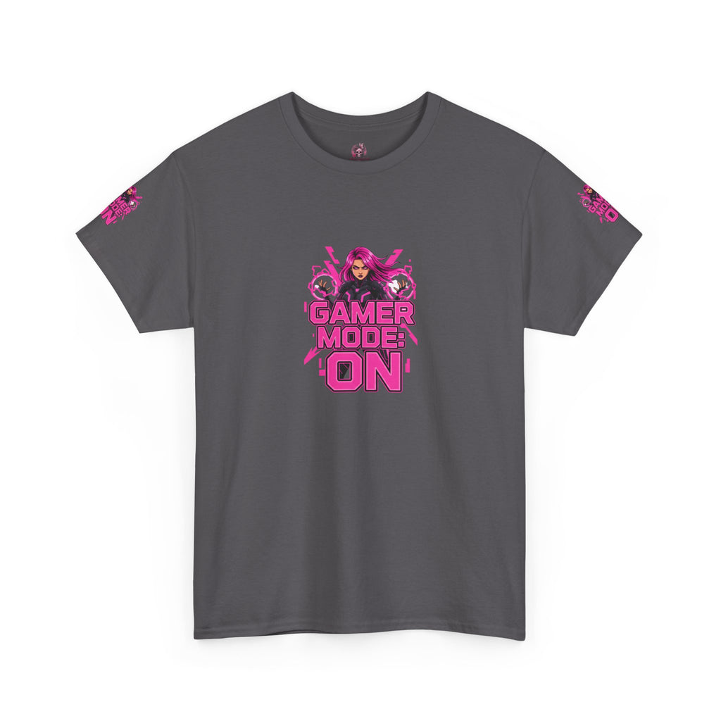 Gamer Mode: ON — Fierce Gamer Girl T-Shirt