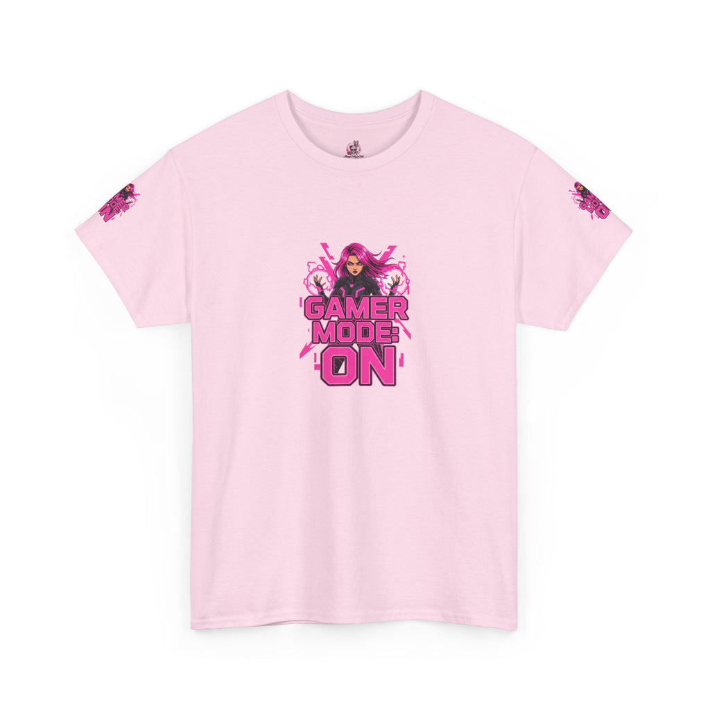 Gamer Mode: ON — Fierce Gamer Girl T-Shirt