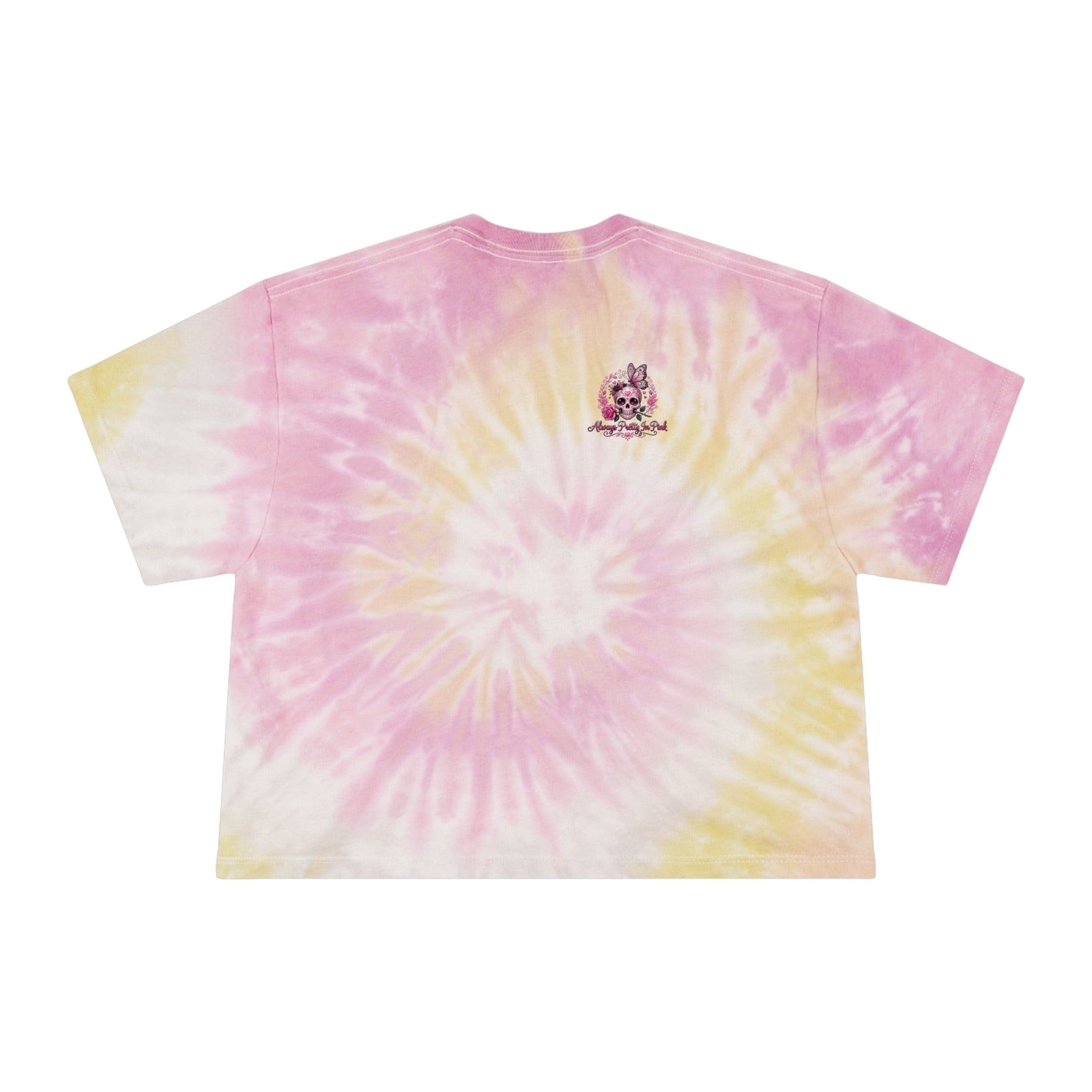 Tie-Dye Crop Tee Bestie Graphic