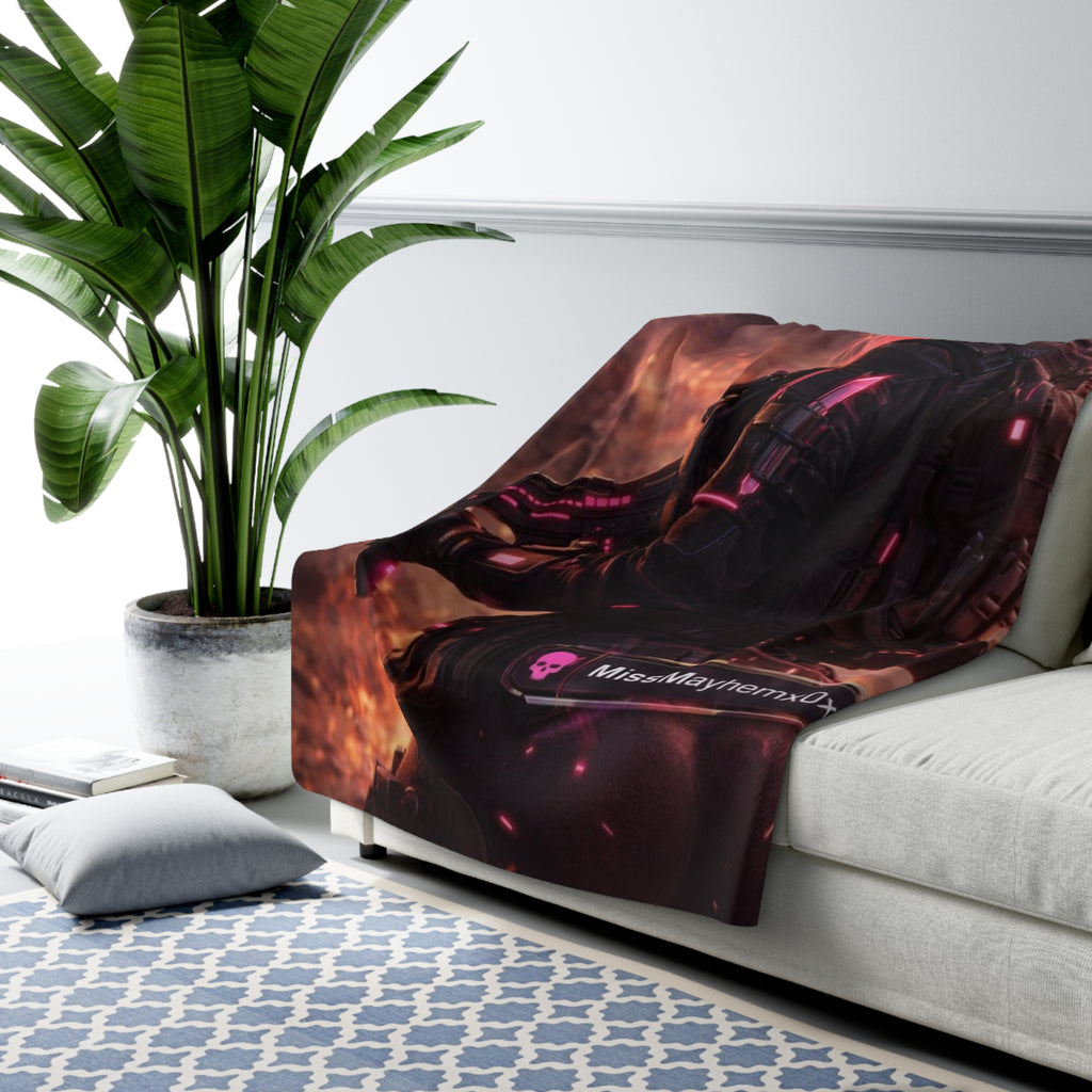 Gamer Sherpa Fleece Blanket